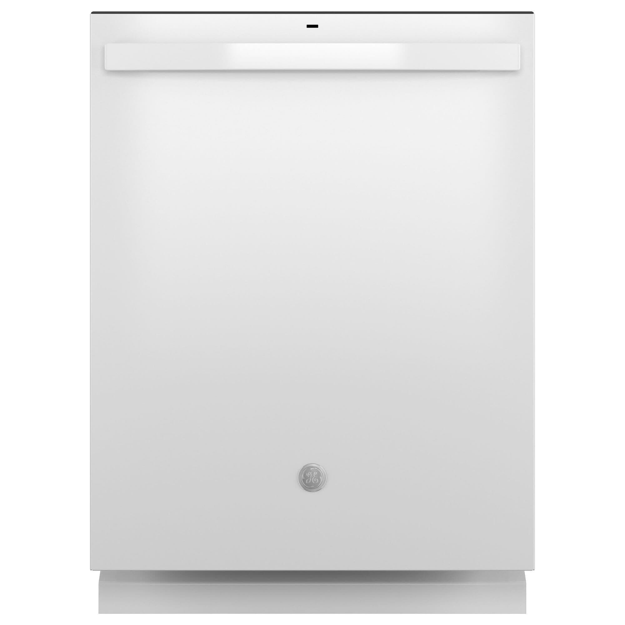 GE Appliances 24" Built-In Bar Handle Dishwasher with Top Control and 52 dBA in White, , large