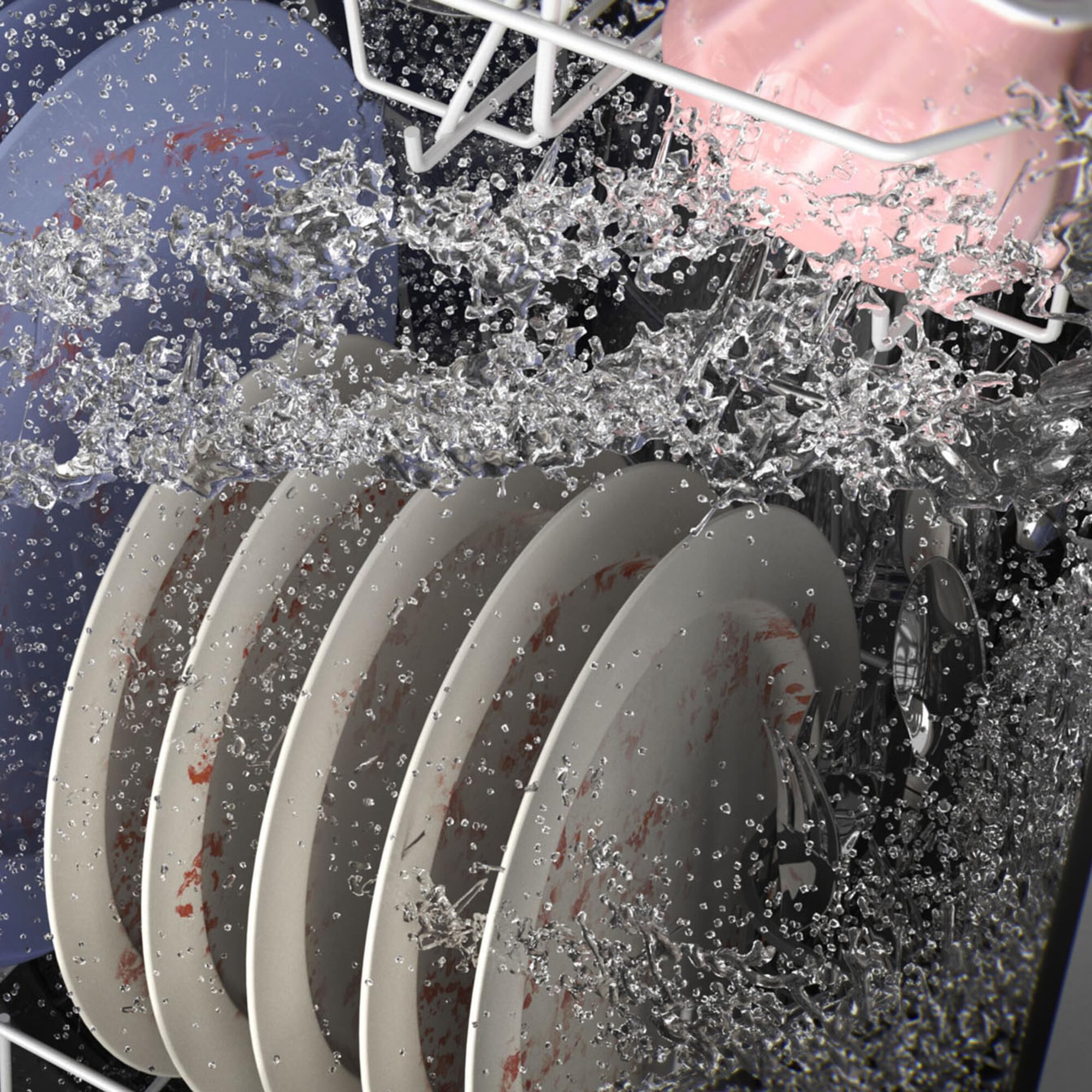GE Appliances 24" Built-In Bar Handle Dishwasher with Top Control and 52 dBA in Fingerprint Resistant Stainless Steel, , large