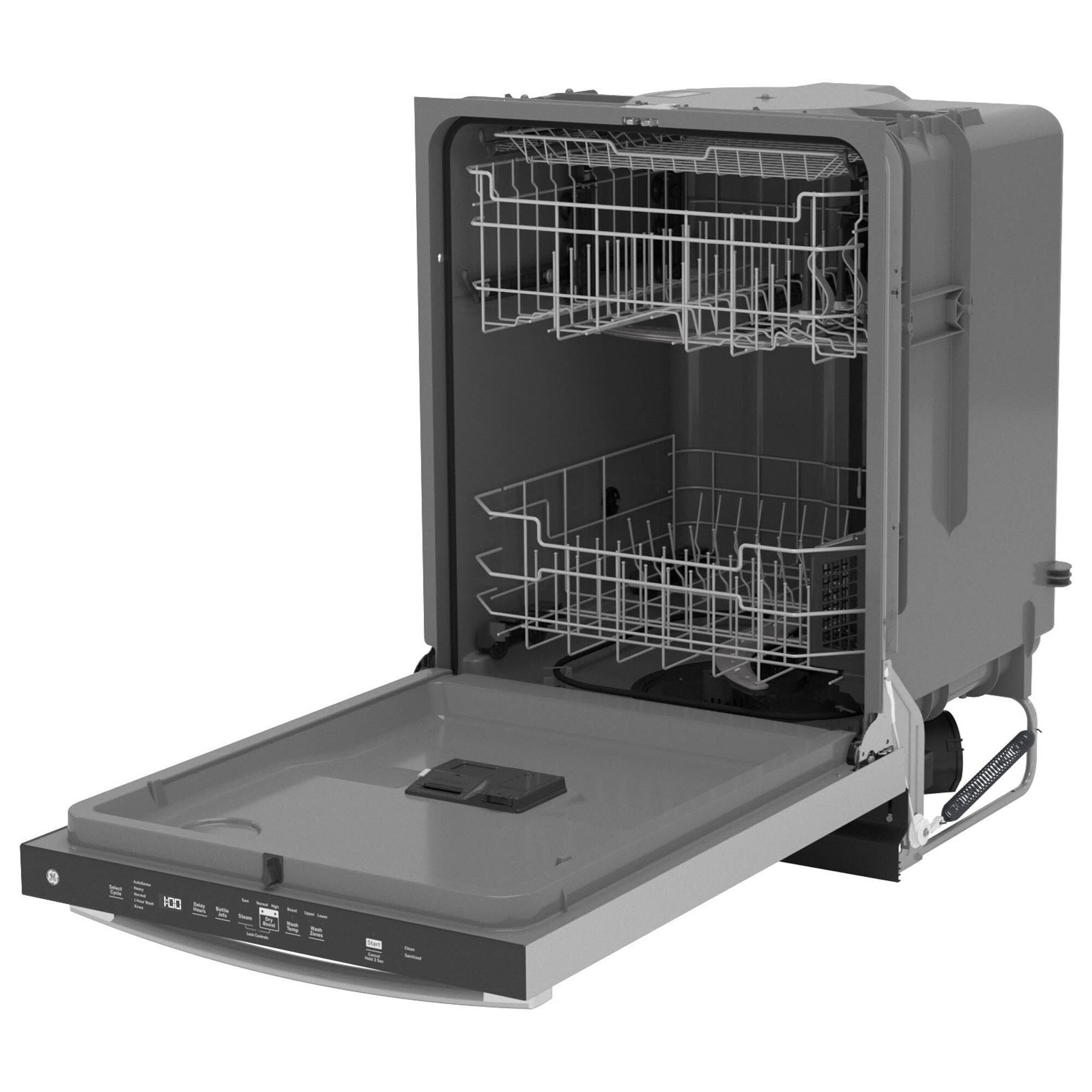 GE Appliances 24" Built-In Bar Handle Dishwasher with 50 dBA in Fingerprint Resistant Stainless Steel, , large