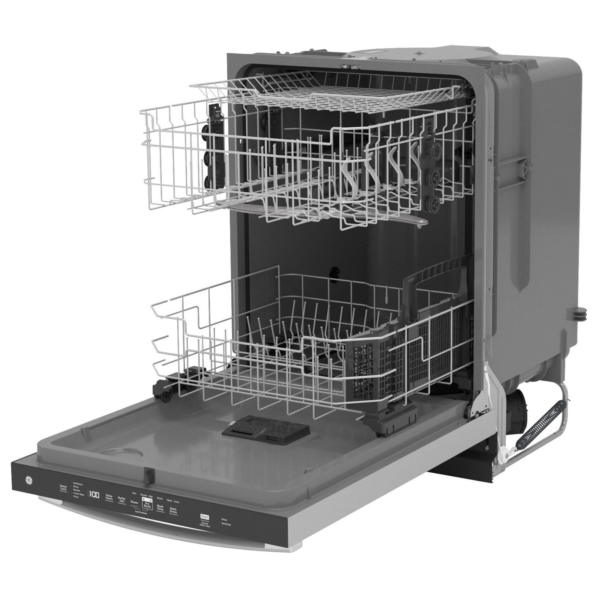 GE Appliances 24" Built-In Bar Handle Dishwasher with 50 dBA in Fingerprint Resistant Stainless Steel, , large