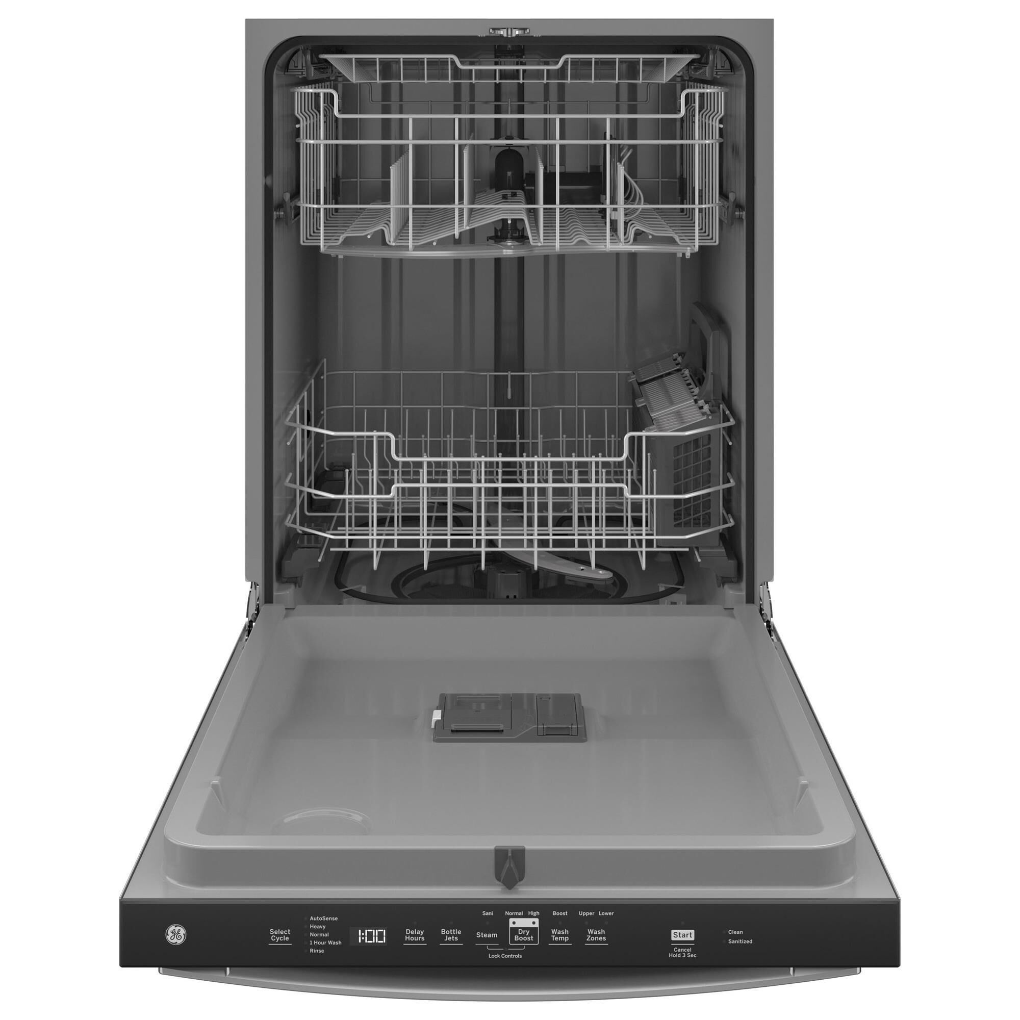 GE Appliances 24" Built-In Bar Handle Dishwasher with 50 dBA in Fingerprint Resistant Stainless Steel, , large