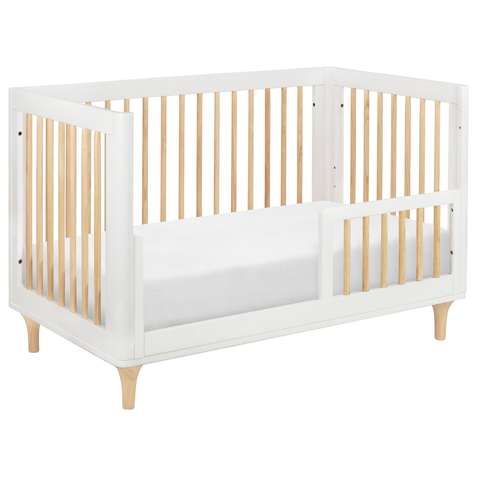 Babyletto Lolly 3-In-1 Convertible Crib in White and Natural, , large