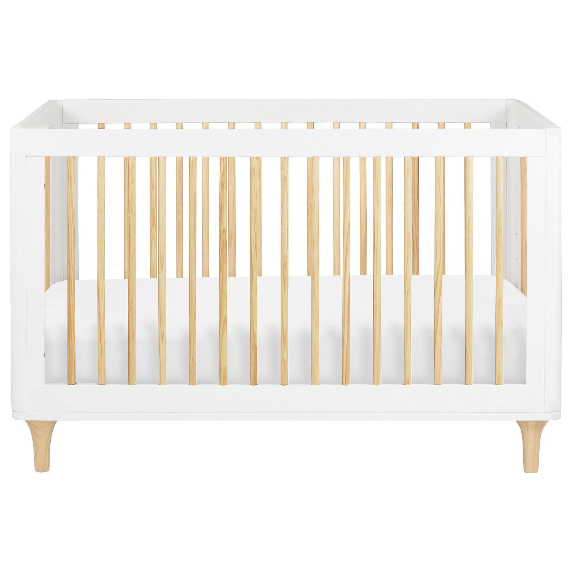 Babyletto Lolly 2 Piece Nursery Set in White and Natural, , large