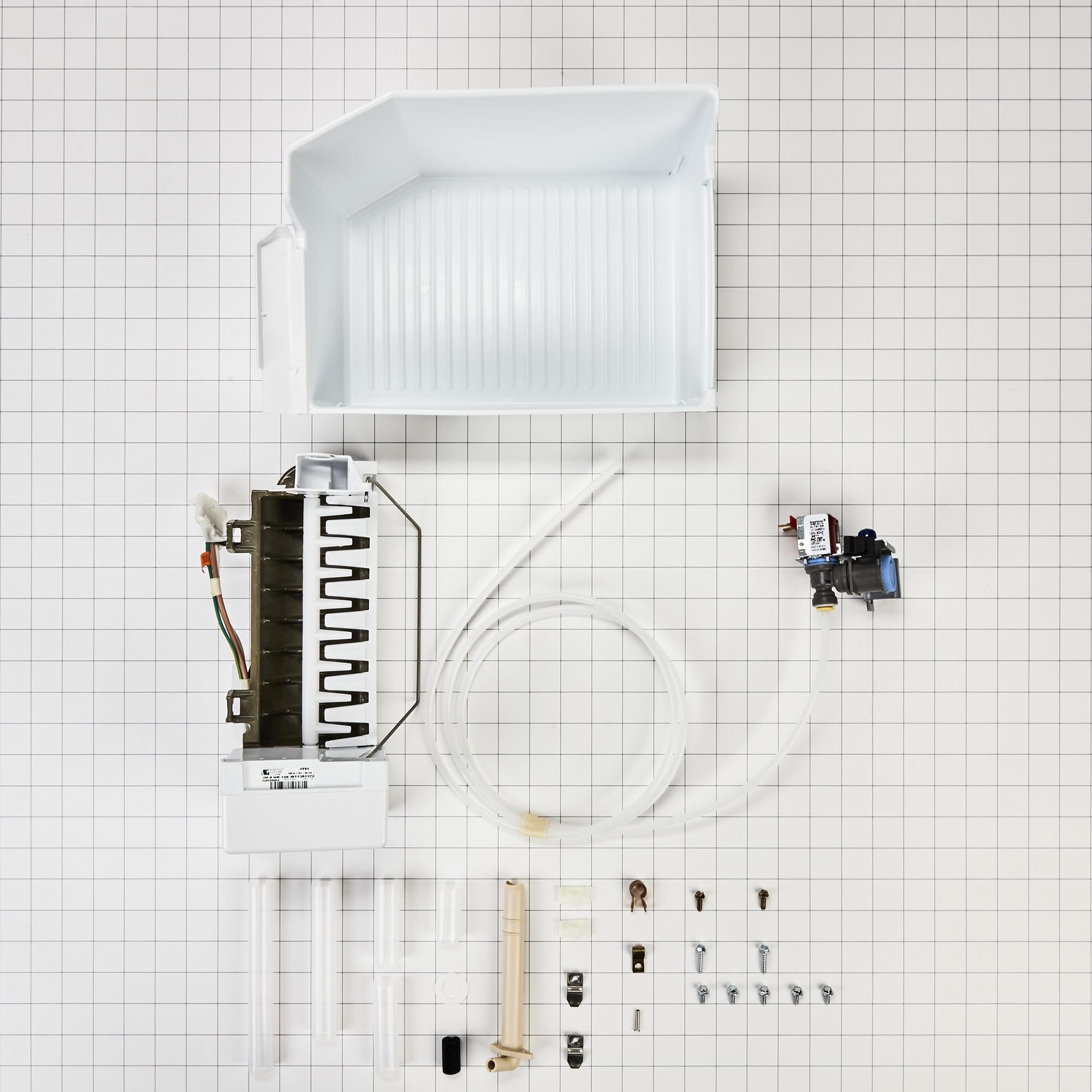 Whirlpool Ice Maker Kit for Top Freezer Refrigerator in White, , large