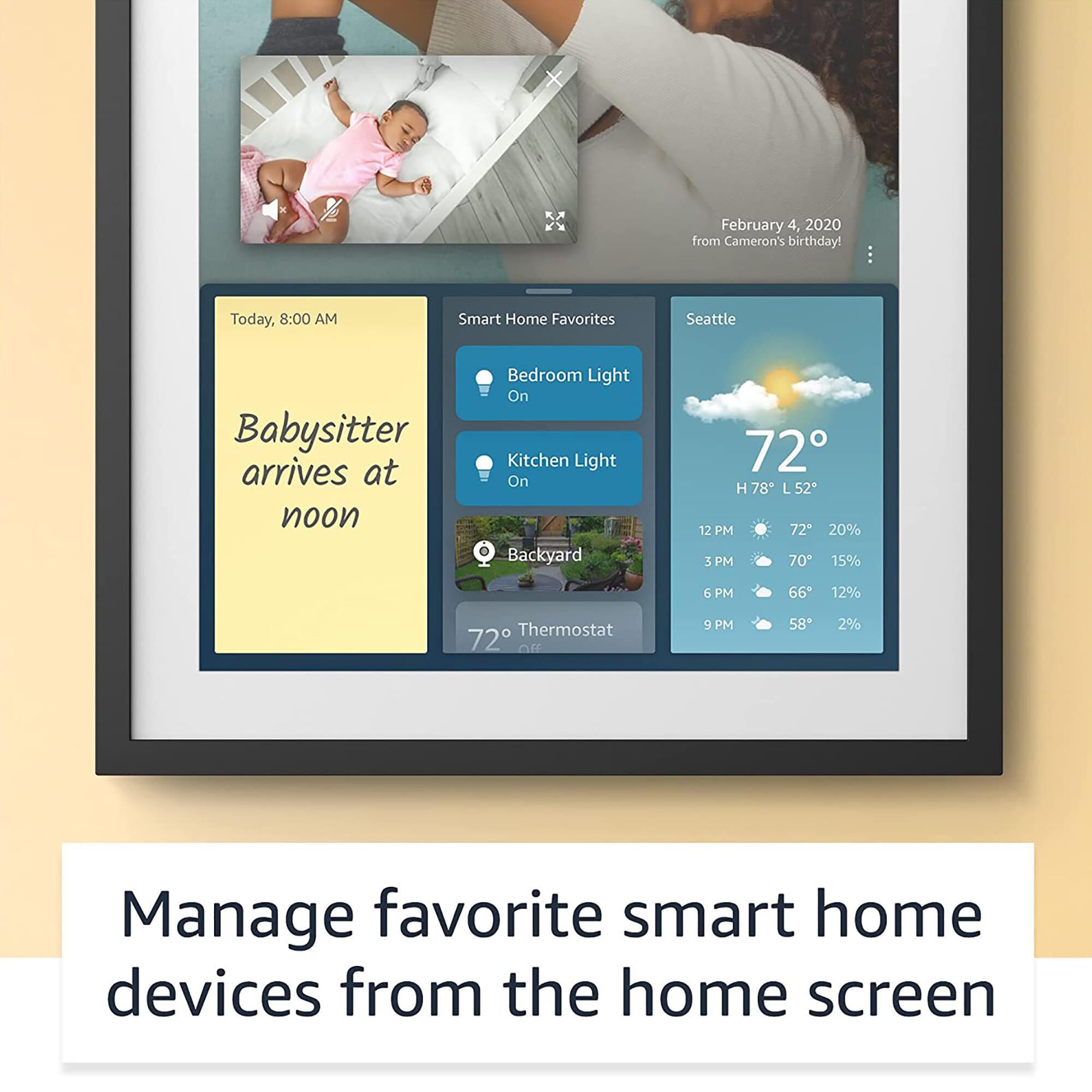 Amazon Echo Show 15 - Full HD 15.6" Smart Display with Alexa, , large