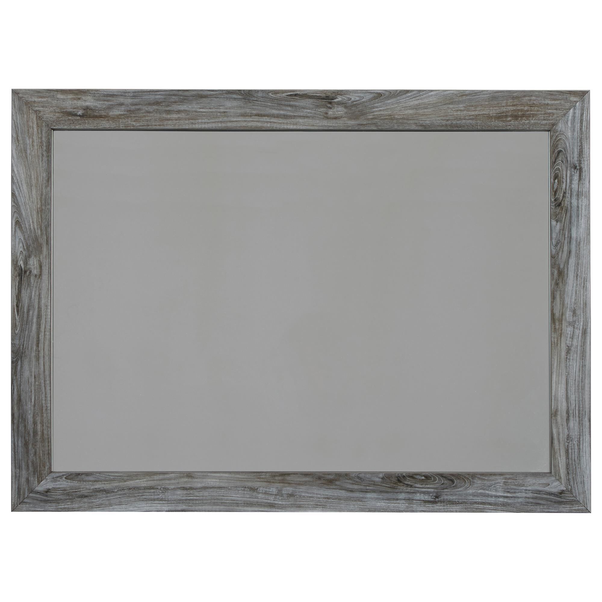 Ashley Baystorm 6 Drawer Dresser and Wide Frame Mirror in Gray, , large