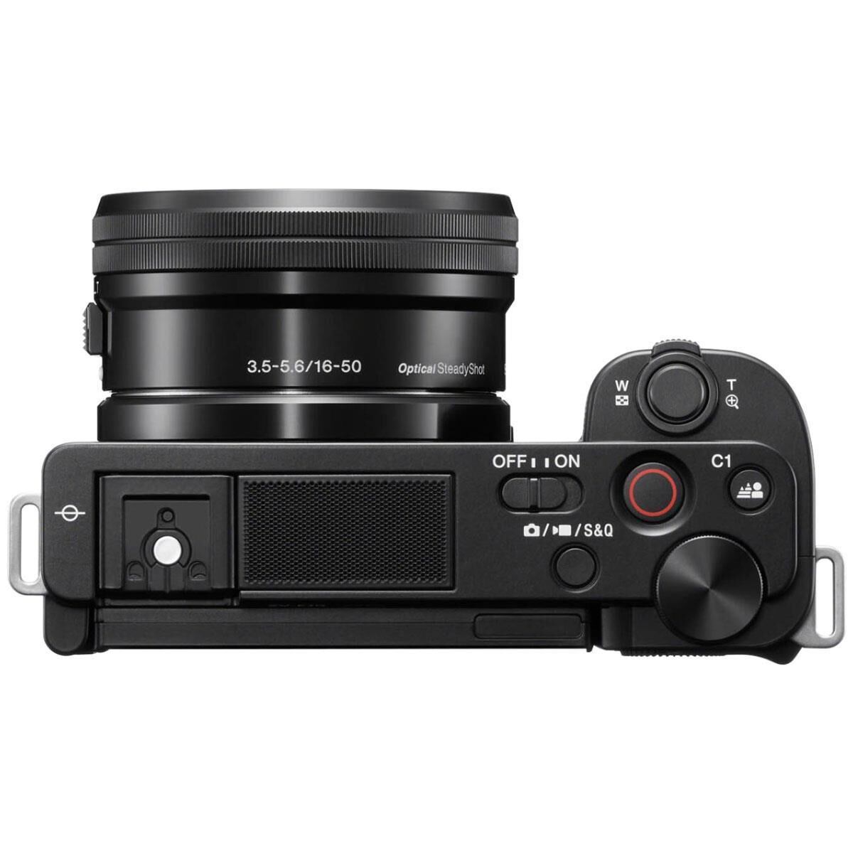 Sony Alpha ZV-E10 Camera with 16-50mm Lens in Black, , large