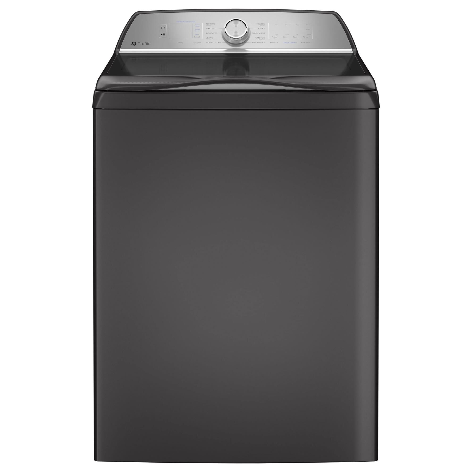 GE Profile 4.9 Cu. Ft. Top Load Washer with Agitator in Diamond Gray, , large