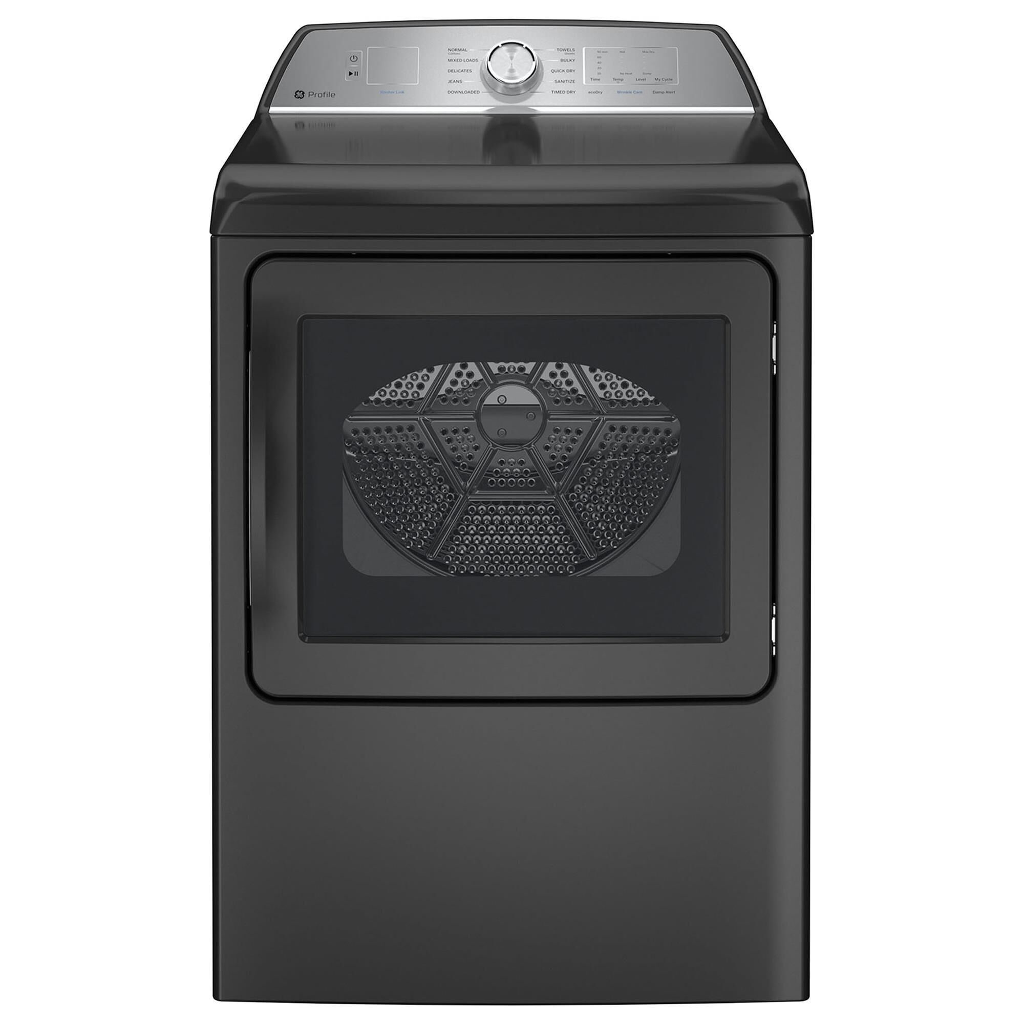 GE Profile 7.4 Cu. Ft. Electric Dryer with Sanitize Cycle and Sensor Dry in Diamond Gray, , large
