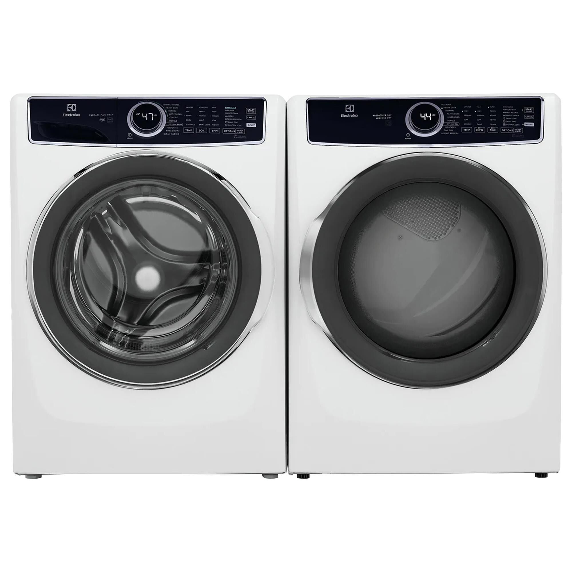 Electrolux 4.5 Cu. Ft. Front Load Washer and 8 Cu. Ft. Gas Dryer Laundry Pair in White, , large