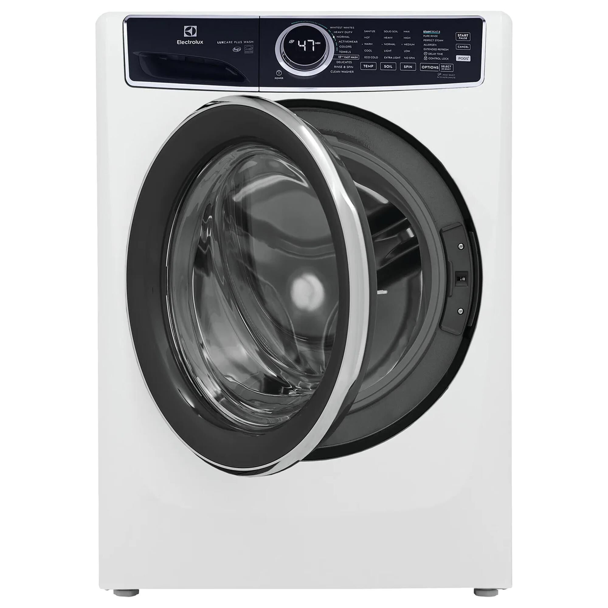 Electrolux 4.5 Cu. Ft. Front Load Washer and 8 Cu. Ft. Gas Dryer Laundry Pair in White, , large