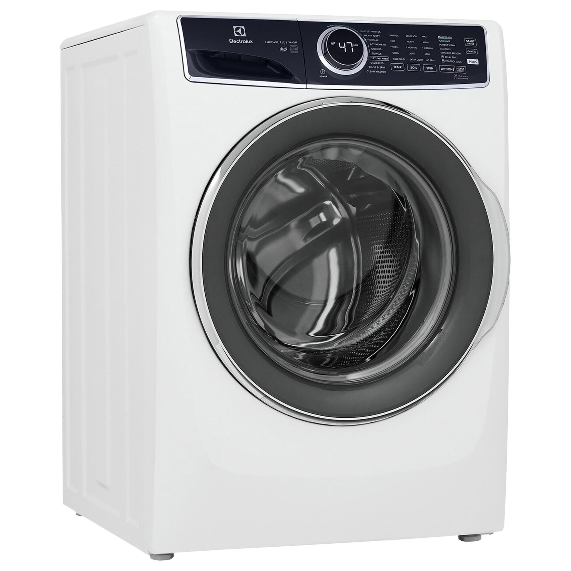 Electrolux 4.5 Cu. Ft. Front Load Washer and 8 Cu. Ft. Gas Dryer Laundry Pair in White, , large