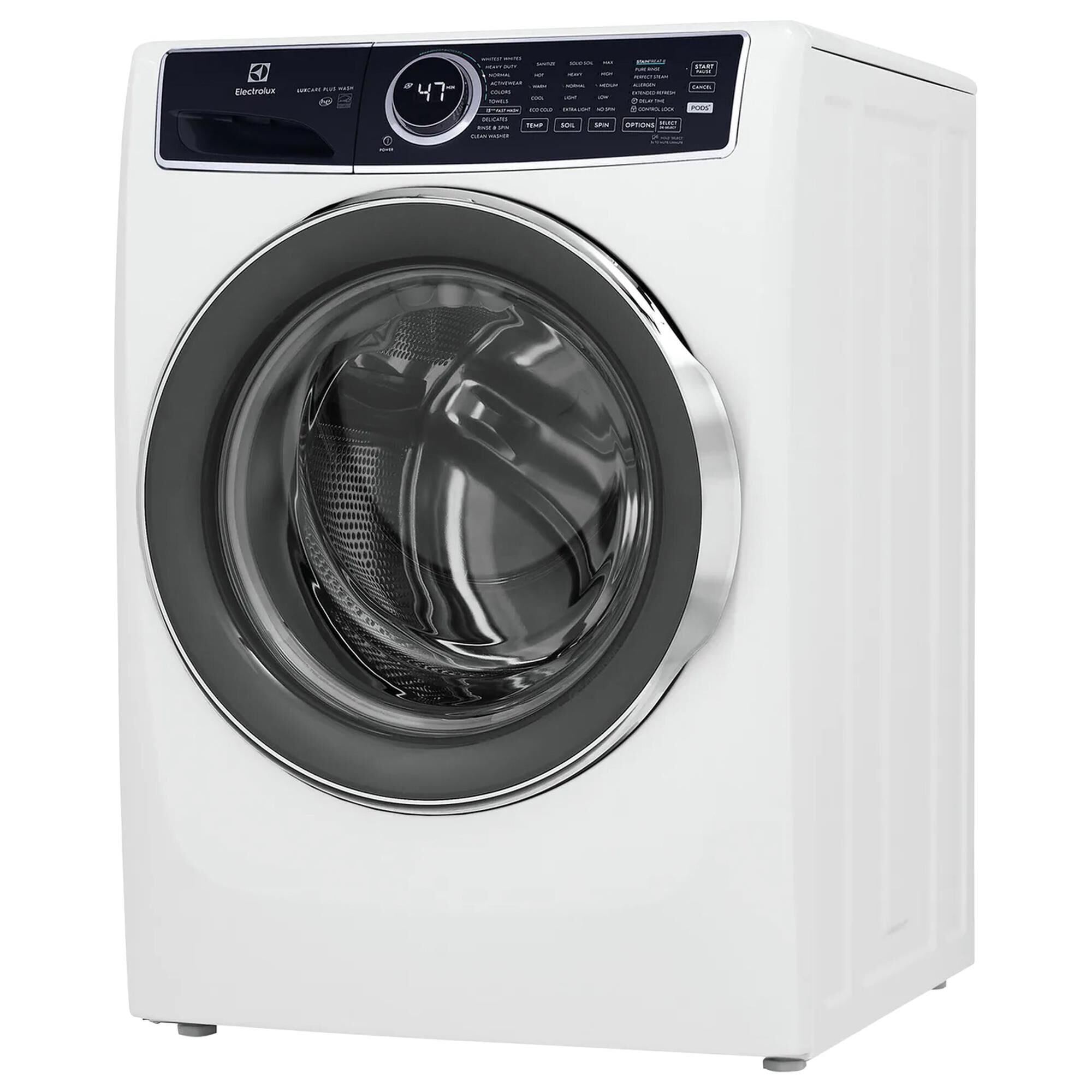 Electrolux 4.5 Cu. Ft. Front Load Washer and 8 Cu. Ft. Gas Dryer Laundry Pair in White, , large