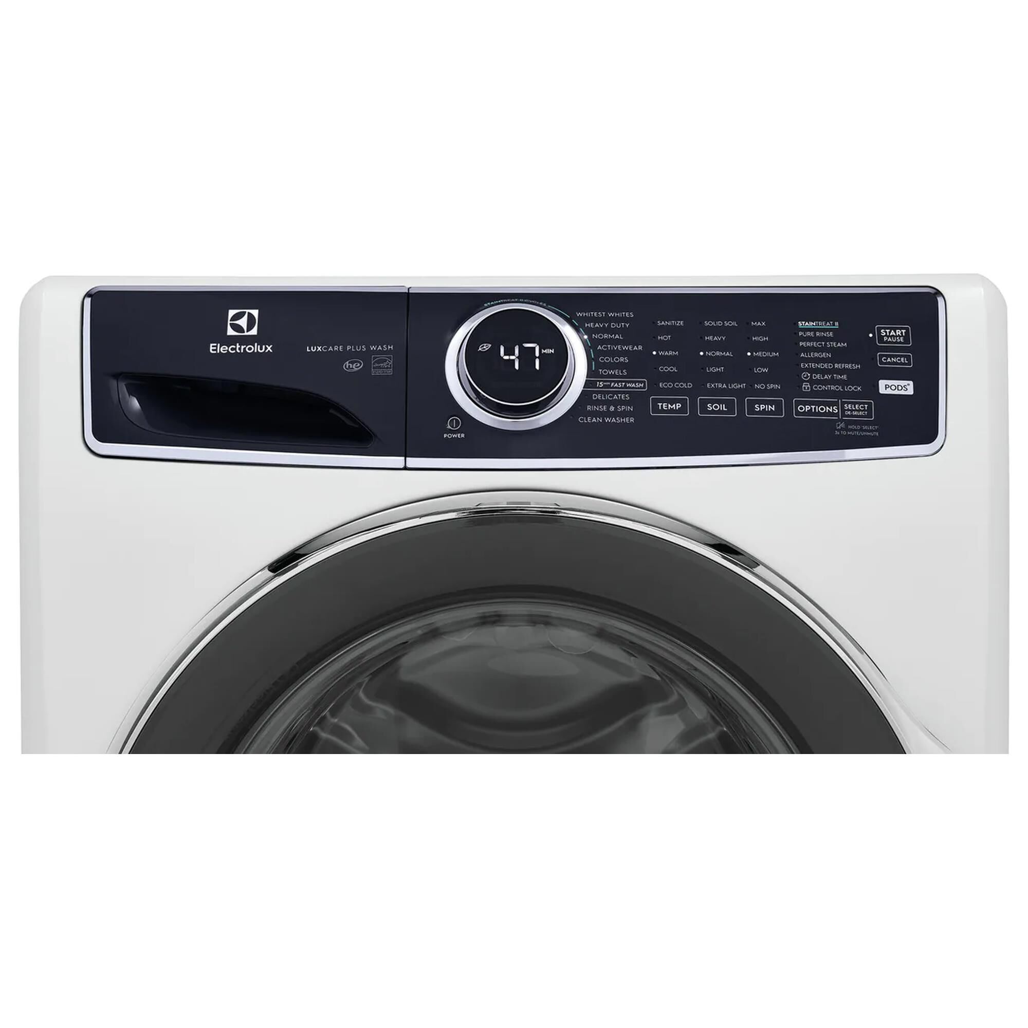Electrolux 4.5 Cu. Ft. Front Load Washer and 8 Cu. Ft. Gas Dryer Laundry Pair in White, , large