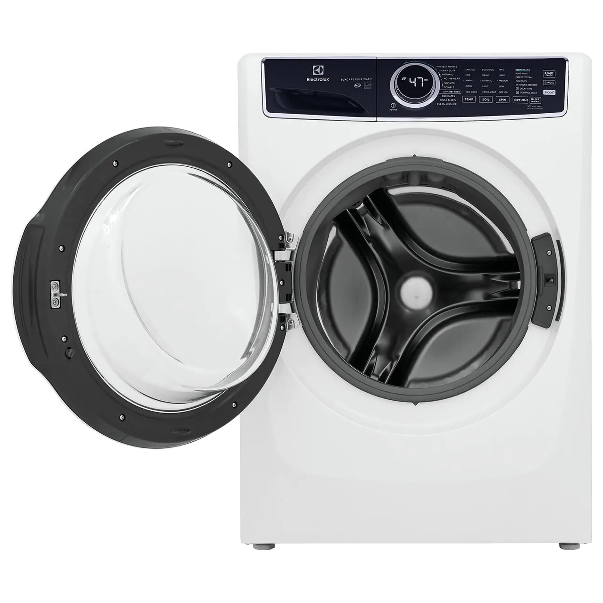 Electrolux 4.5 Cu. Ft. Front Load Washer and 8 Cu. Ft. Gas Dryer Laundry Pair in White, , large