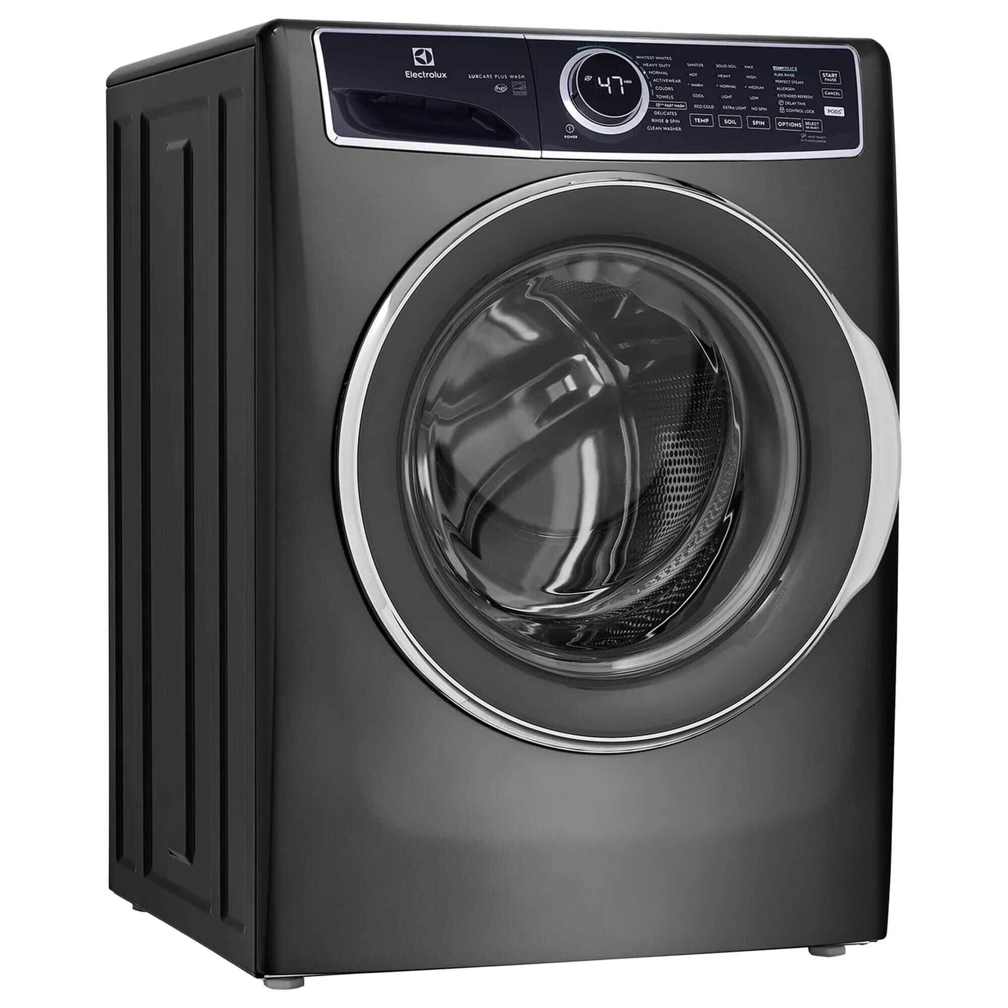 Electrolux 4.5 Cu. Ft. Front Load Washer and 8 Cu. Ft. Electric Dryer Laundry Pair in Titanium, , large