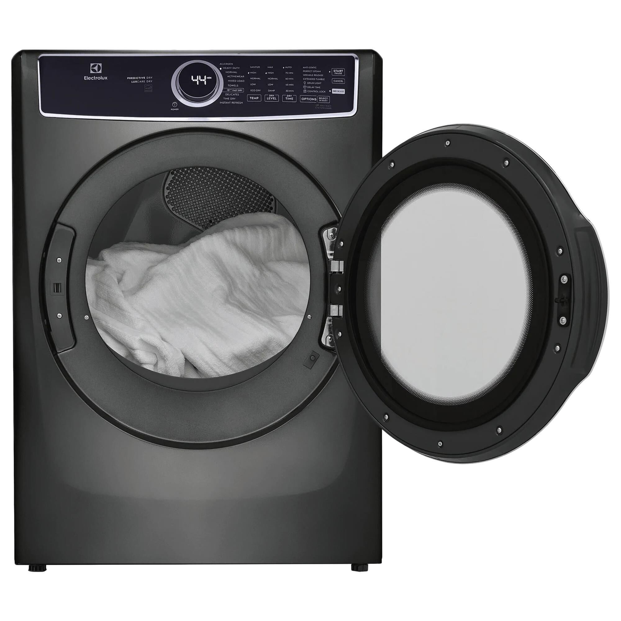Electrolux 4.5 Cu. Ft. Front Load Washer and 8 Cu. Ft. Electric Dryer Laundry Pair in Titanium, , large