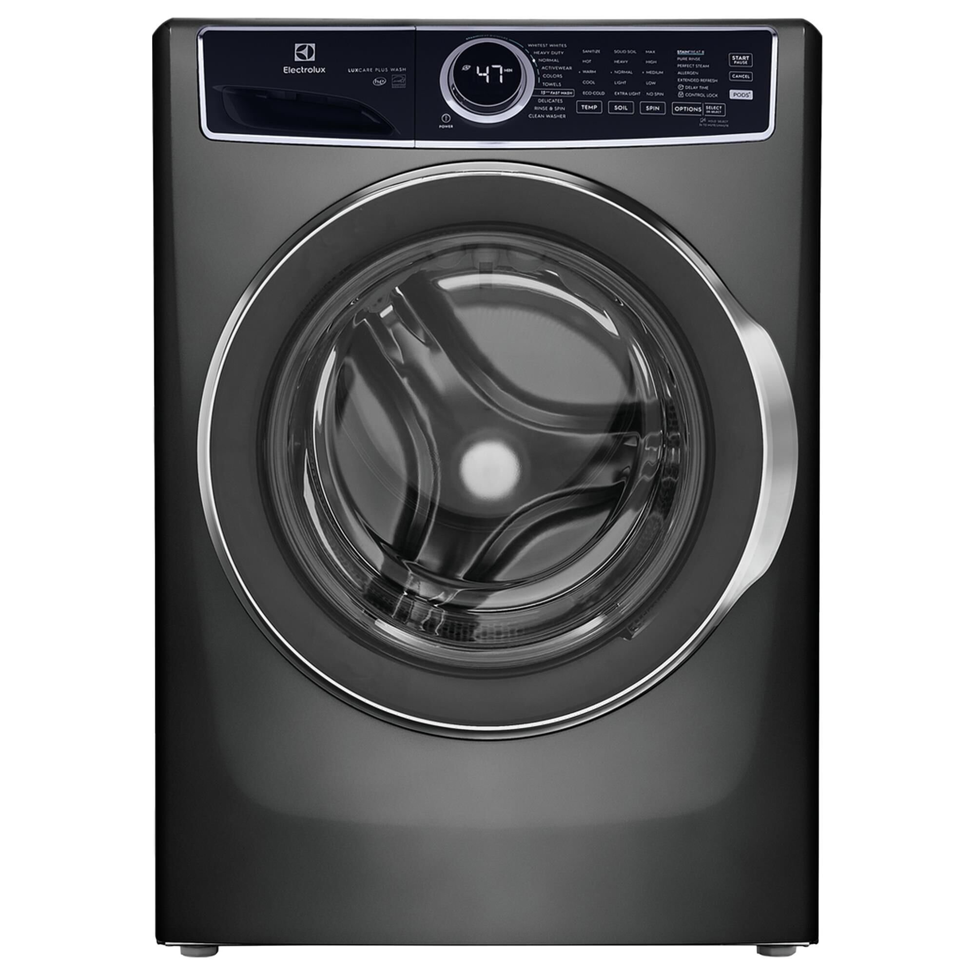 Electrolux 4.5 Cu. Ft. Front Load Washer and 8 Cu. Ft. Electric Dryer Laundry Pair in Titanium, , large