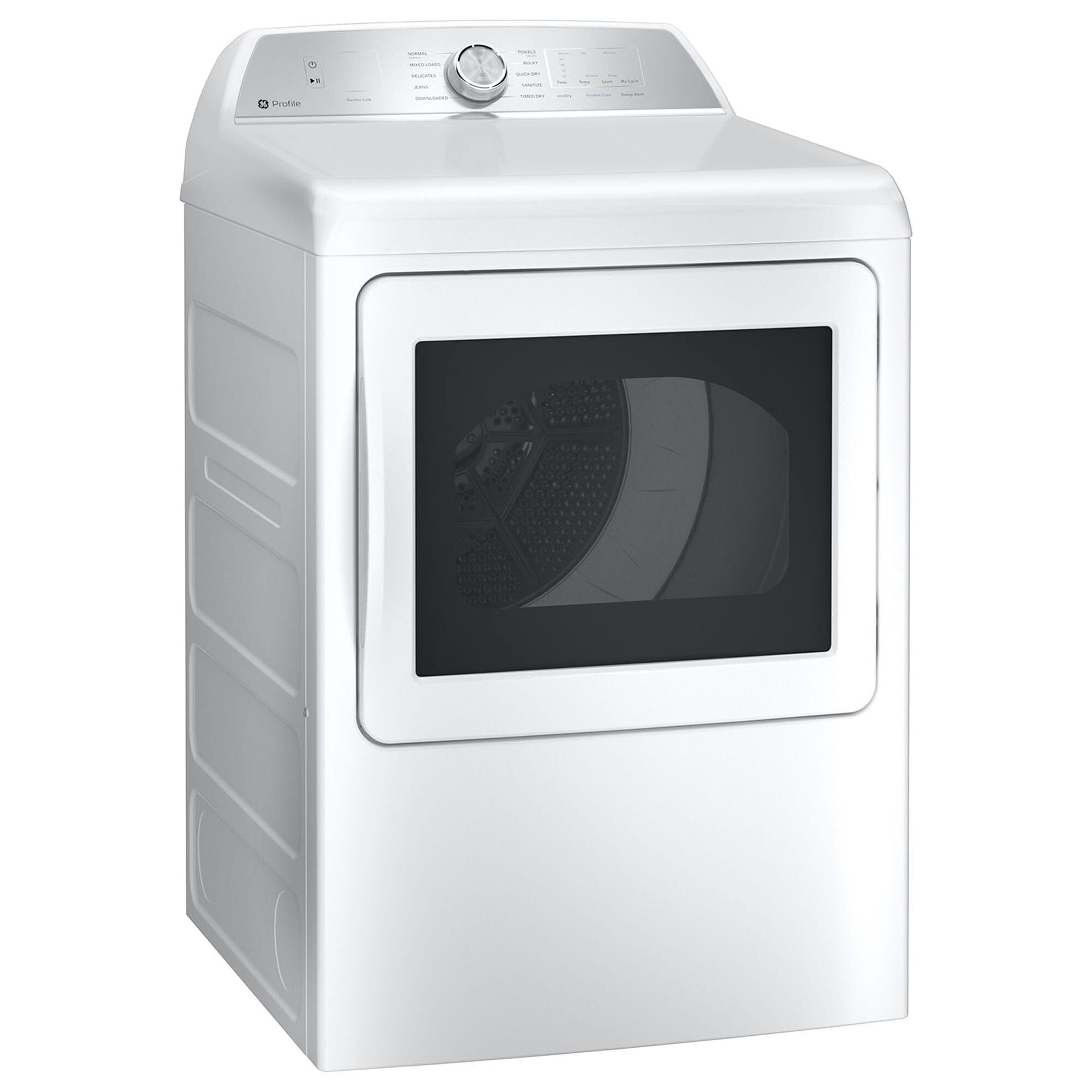 GE Profile 4.9 Cu. Ft. Top Load Agitator Washer and 7.4 Cu. Ft. Electric Dryer Laundry Pair in White, , large