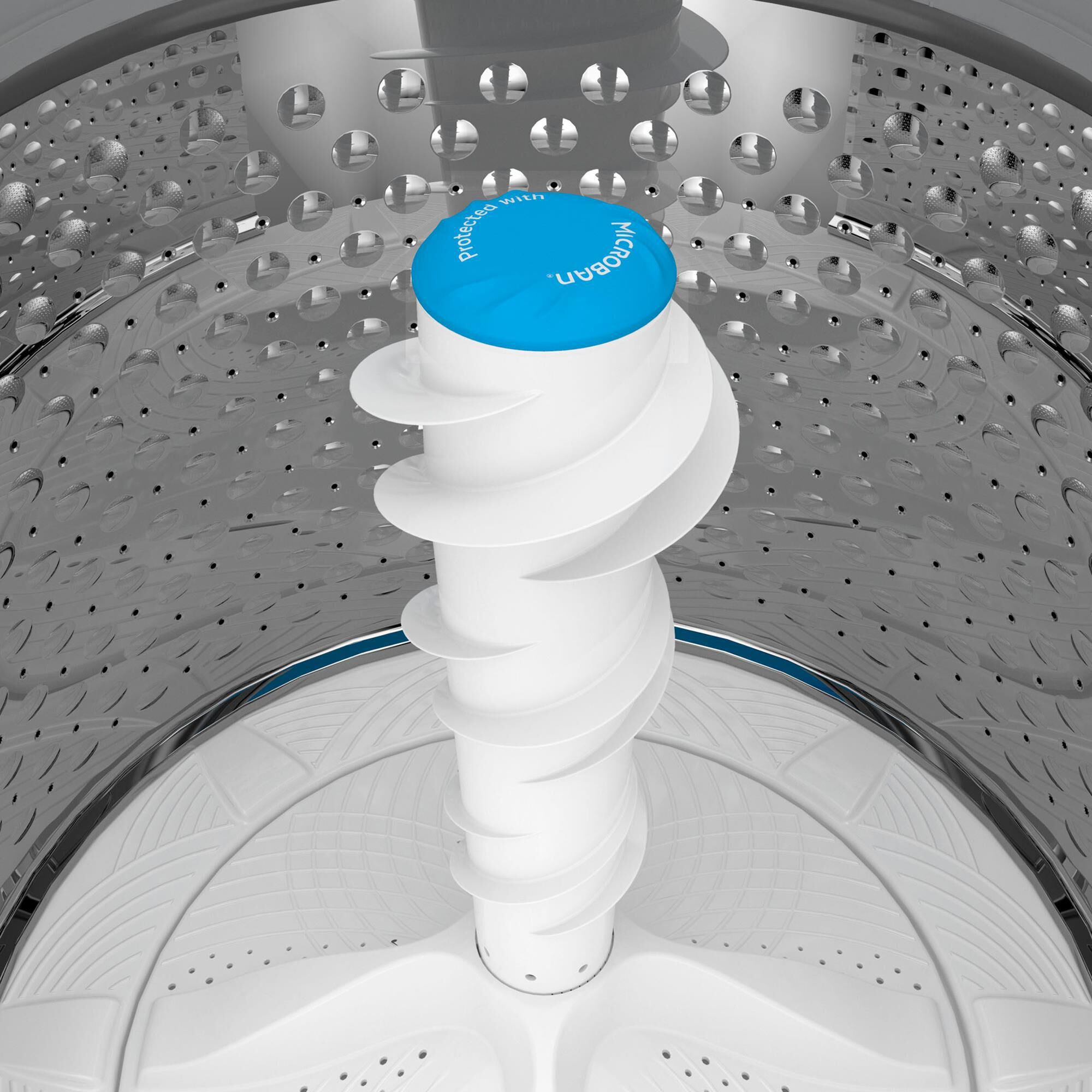 GE Profile 4.9 Cu. Ft. Top Load Agitator Washer and 7.4 Cu. Ft. Gas Dryer Laundry Pair in White, , large