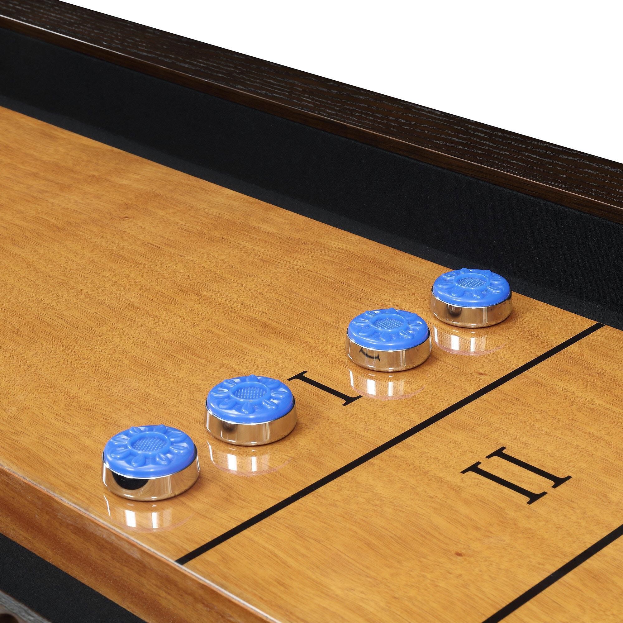 Mayberry Hill Titus Shuffleboard Table in Brown and Black, , large