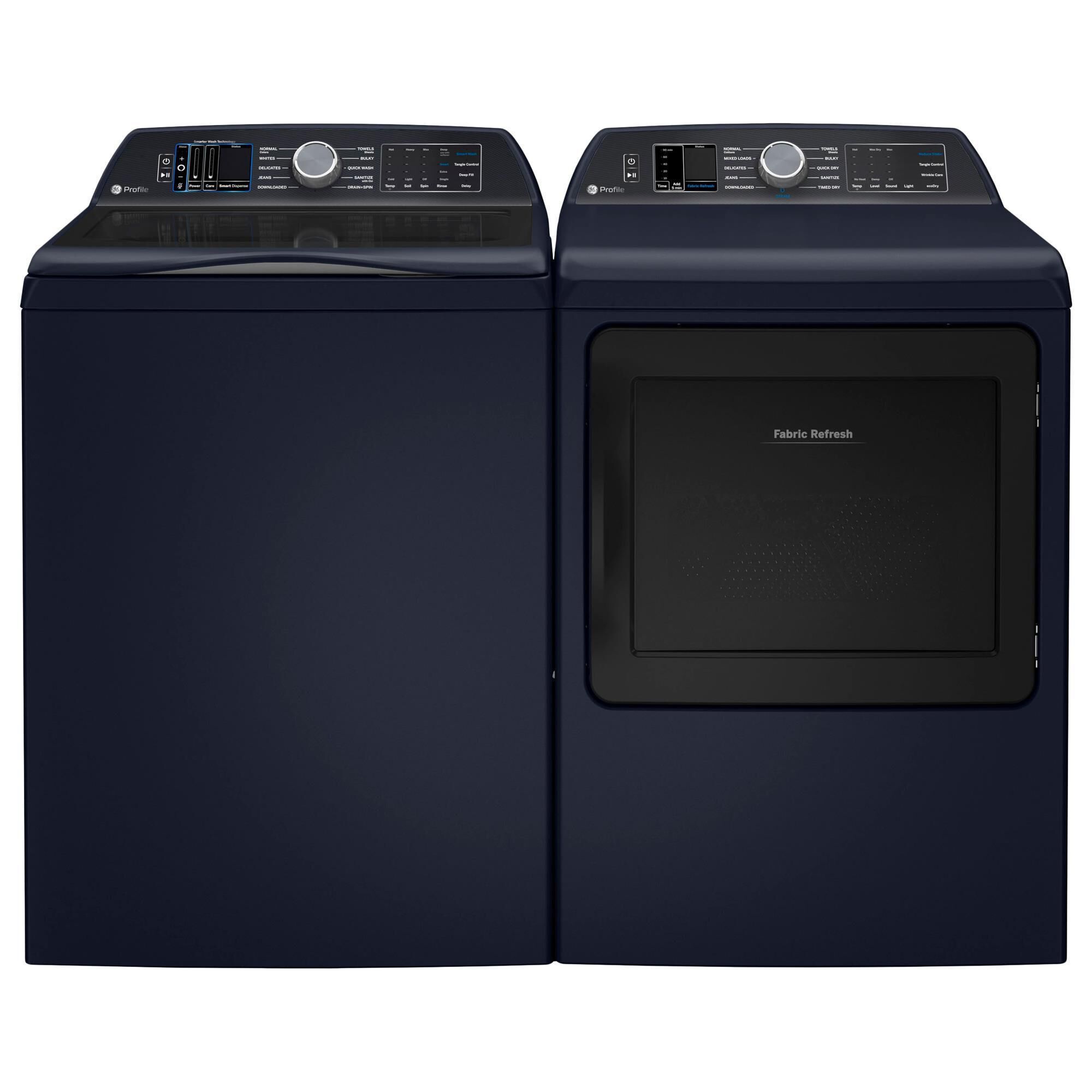 GE Appliances 7.3 Cu. Ft. Smart Electric Dryer with Fabric Refresh in Sapphire Blue, , large