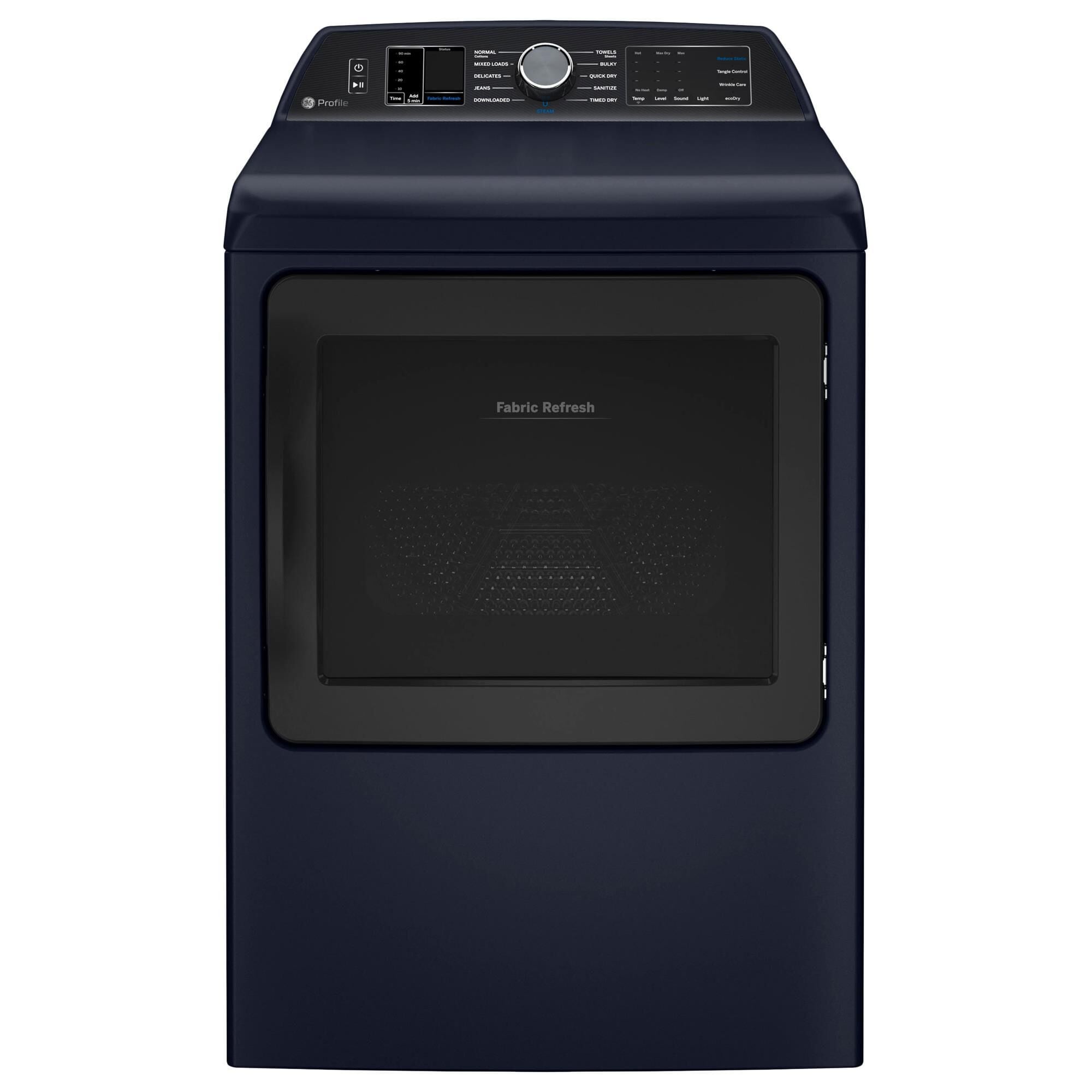 GE Profile 7.3 Cu. Ft. Smart Gas Dryer with Fabric Refresh in Sapphire Blue, , large