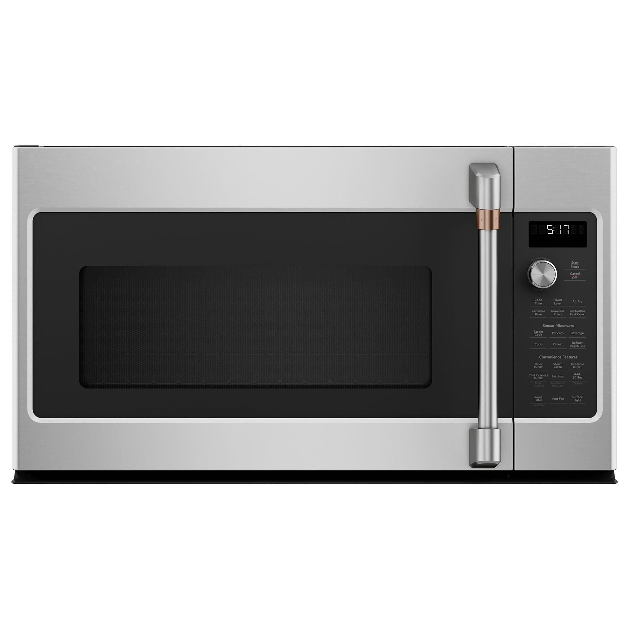 Cafe 1.7 Cu. Ft. Over-the-Range Microwave Oven in Stainless Steel