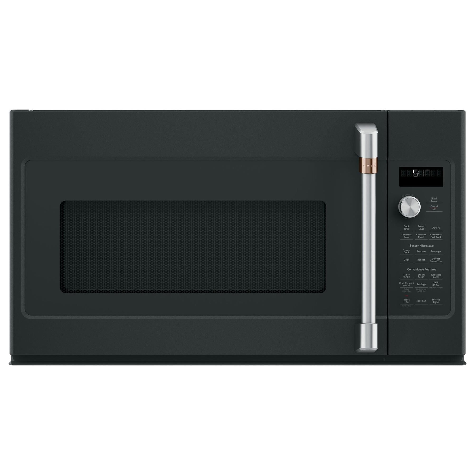 Cafe 1.7 Cu. Ft. Over-the-Range Microwave Oven in Matte Black
