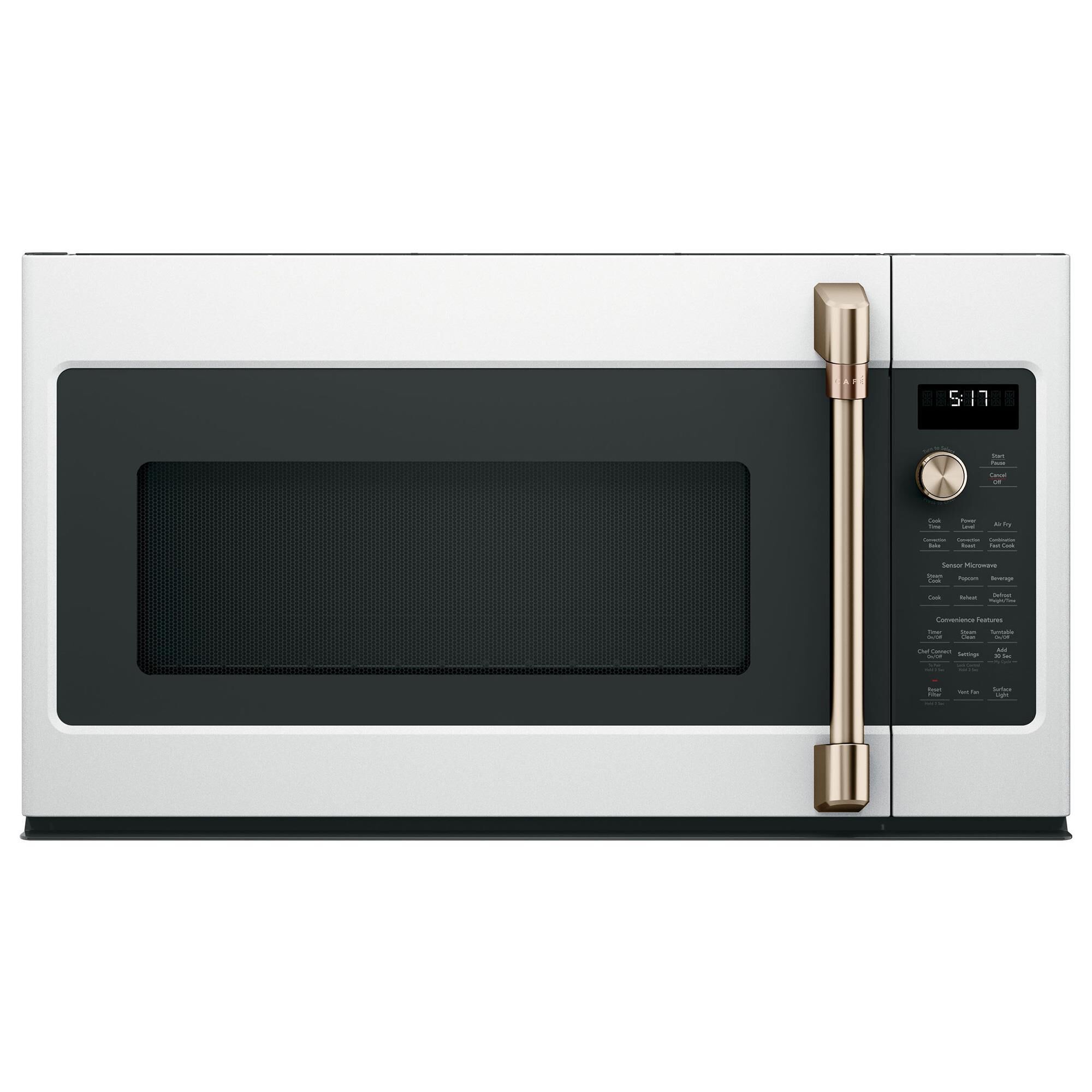 Cafe 1.7 Cu. Ft. Over-the-Range Microwave Oven in Matte White