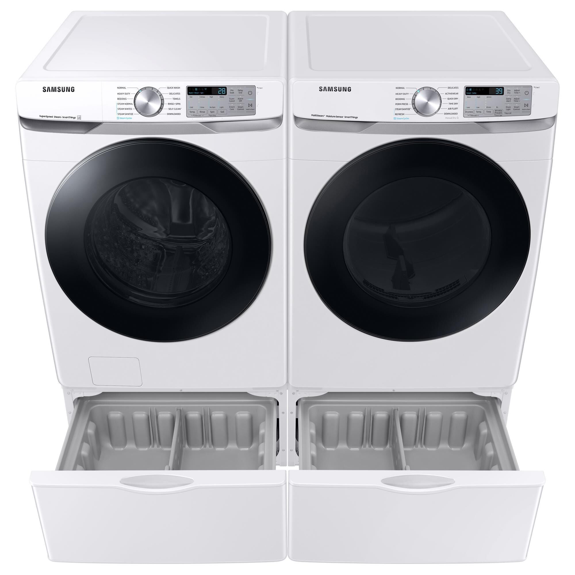 Samsung 4.5 Cu. Ft. Smart Front Load Washer with Super Speed Wash in White, , large