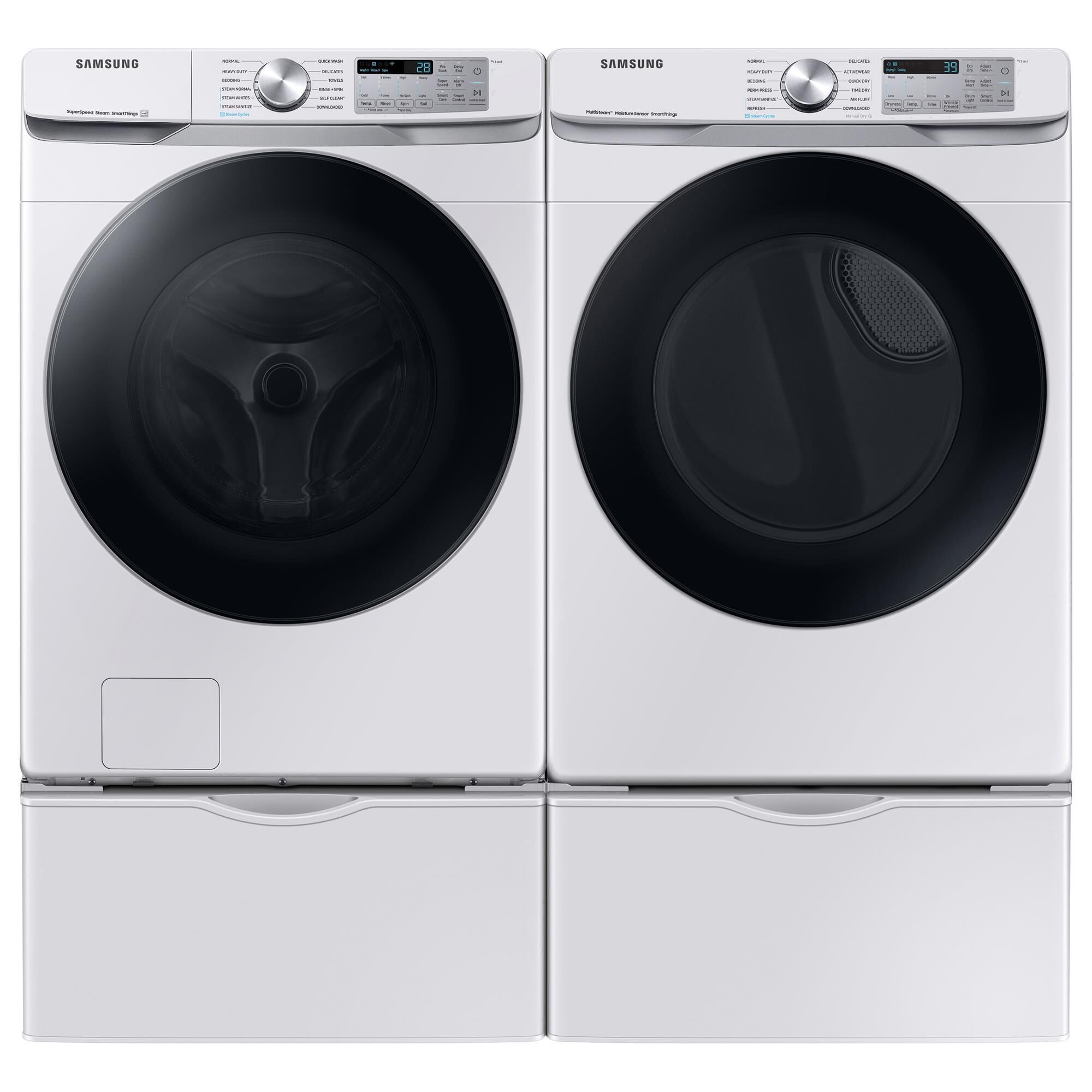 Samsung 4.5 Cu. Ft. Smart Front Load Washer with Super Speed Wash in White, , large