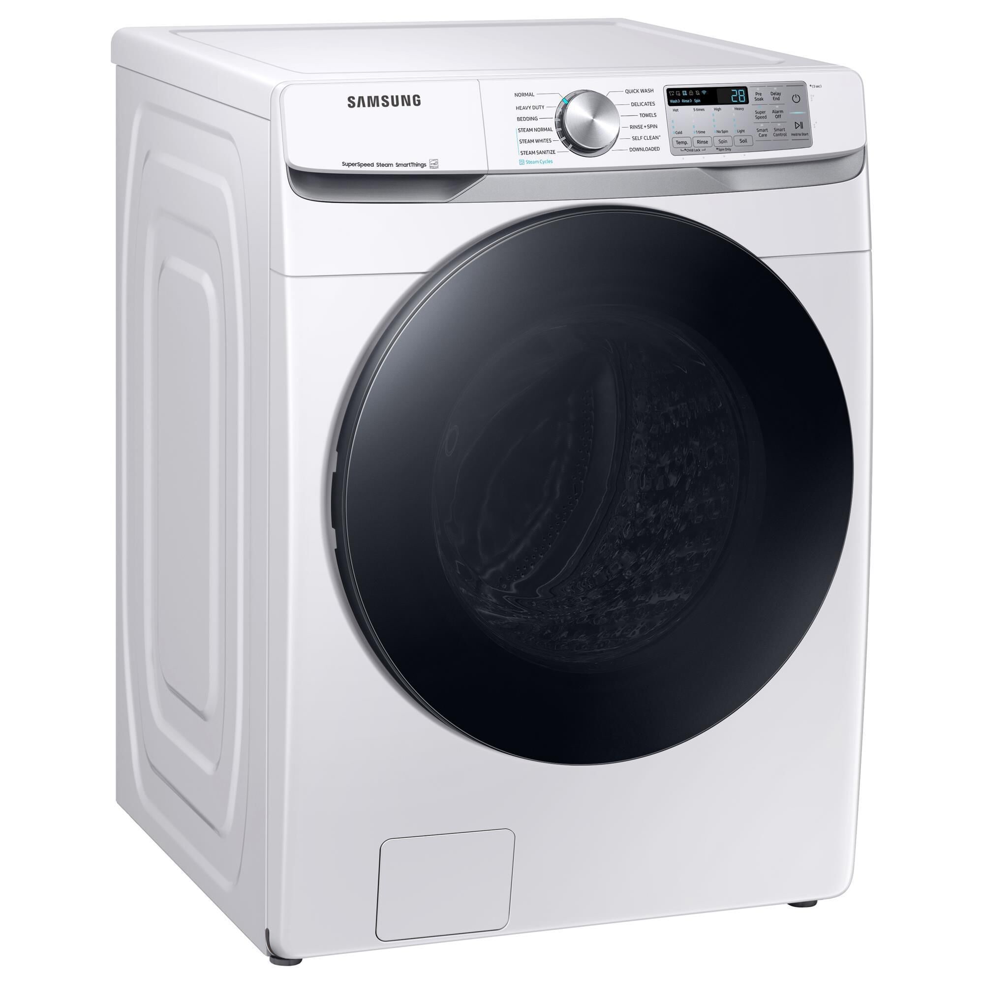 Samsung 4.5 Cu. Ft. Smart Front Load Washer with Super Speed Wash in White, , large