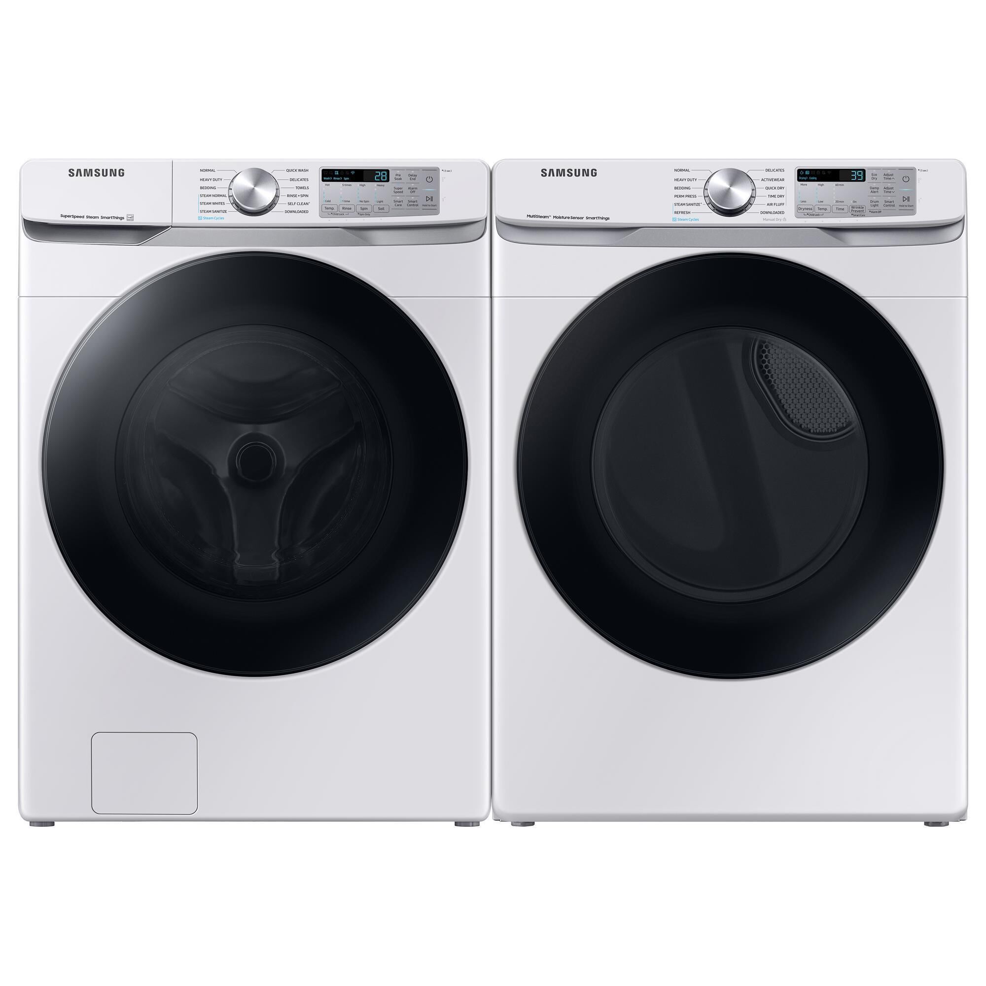 Samsung 4.5 Cu. Ft. Smart Front Load Washer with Super Speed Wash in White, , large