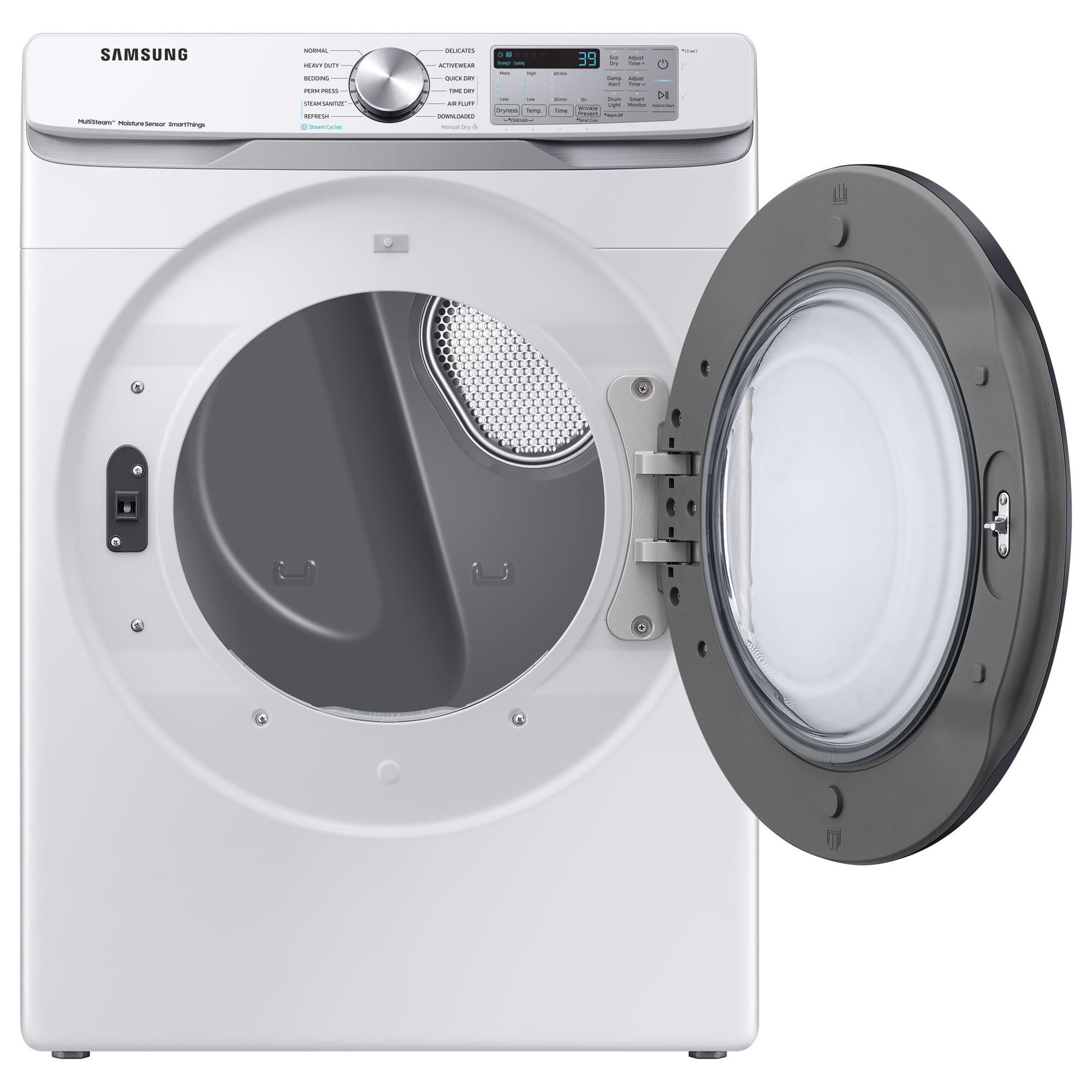 Samsung 7.5 Cu. Ft. Capacity Gas Dryer with Steam in White, , large