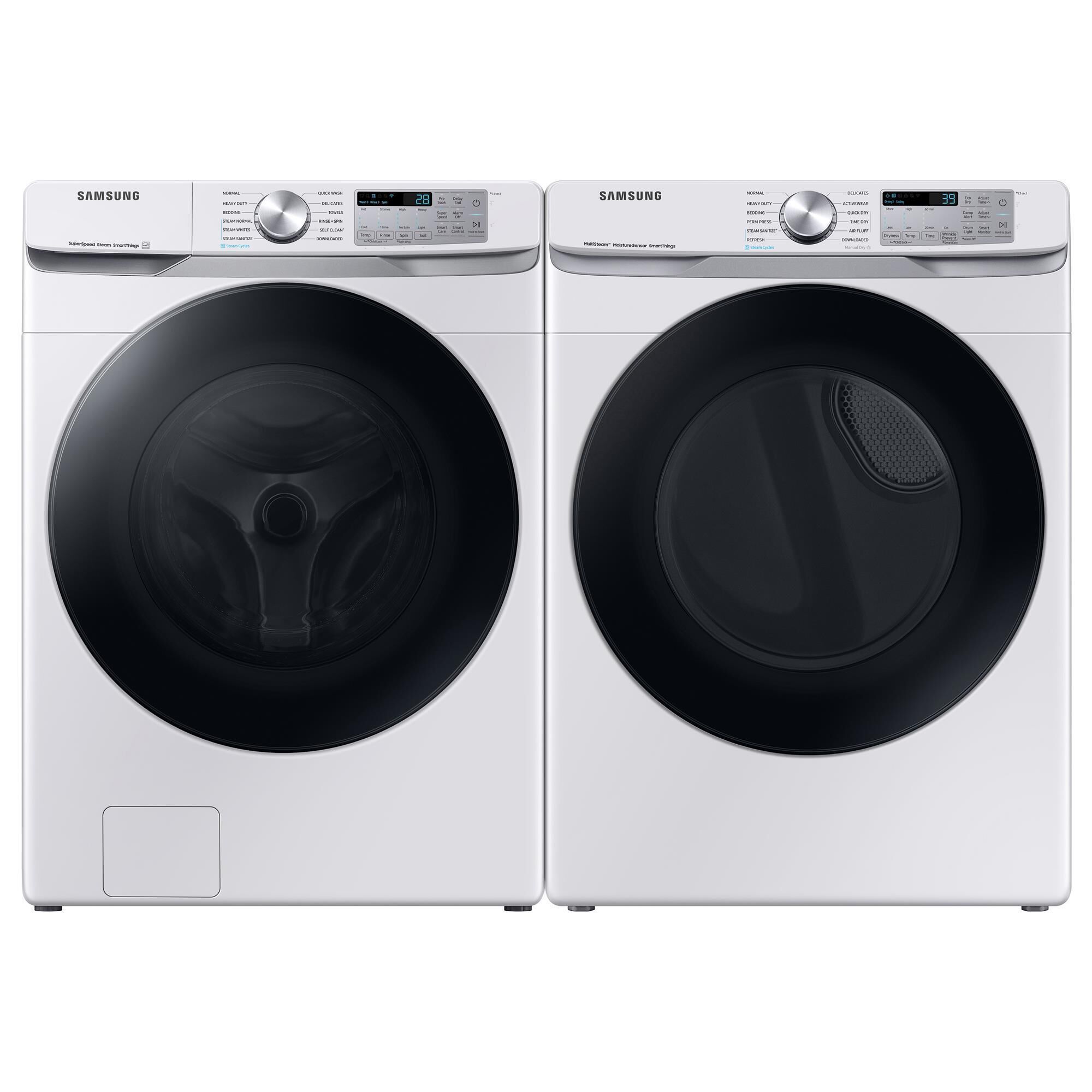 Samsung 7.5 Cu. Ft. Capacity Gas Dryer with Steam in White, , large