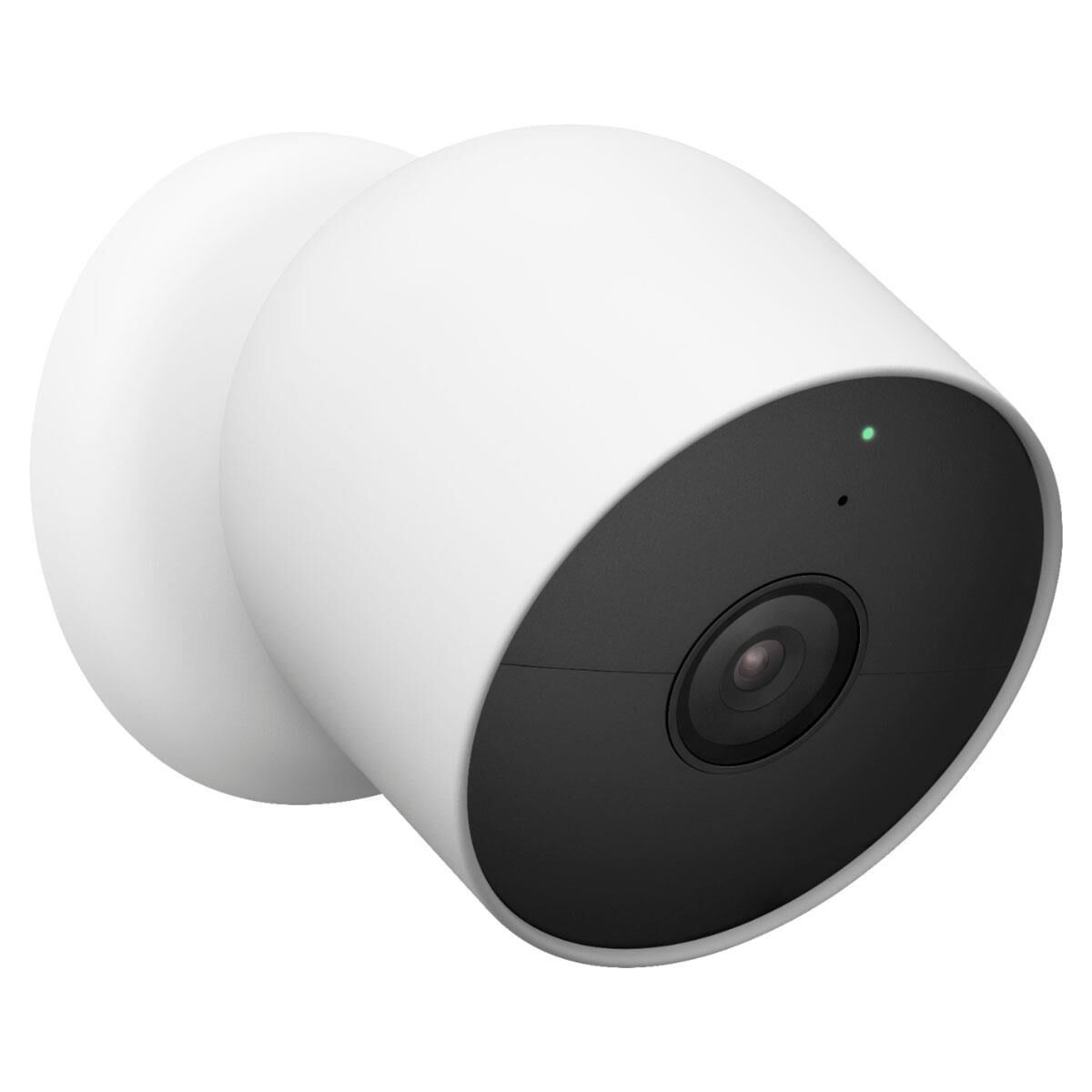 HP Nest Hub Max with Google Assistant - Charcoal + Nest Indoor and Outdoor Battery-Powered Security Camera in Snow, , large
