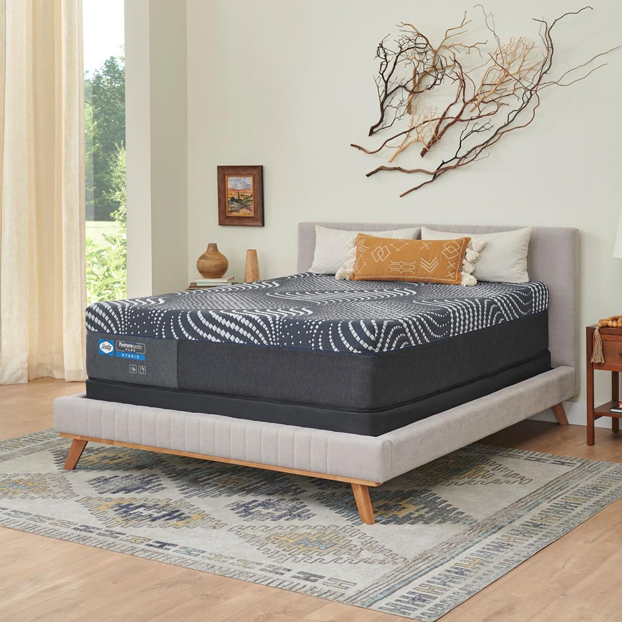 Sealy Posturepedic Plus Hybrid High Point Plush Full Mattress, , large