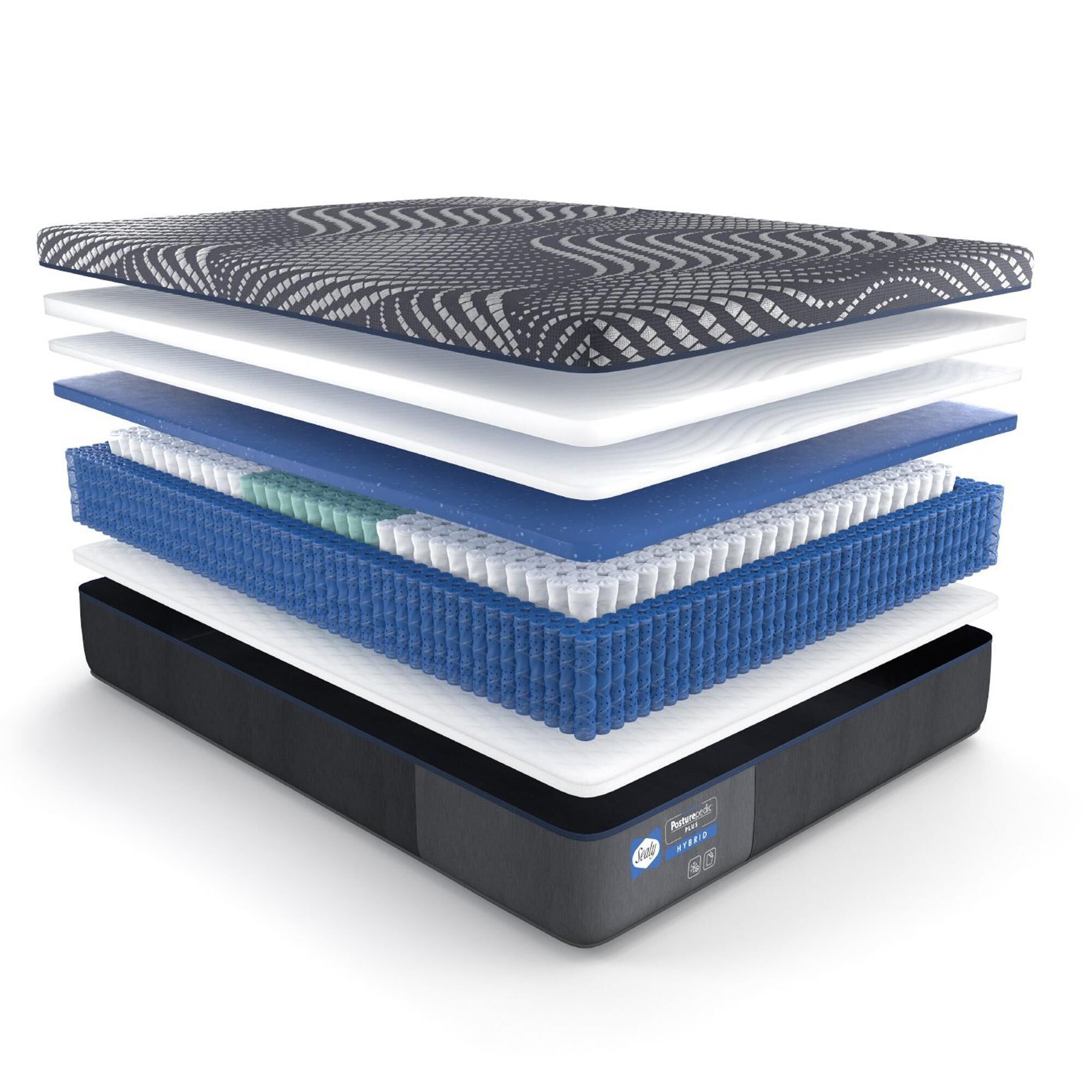 Sealy Posturepedic Plus Hybrid High Point Plush Twin XL Mattress, , large