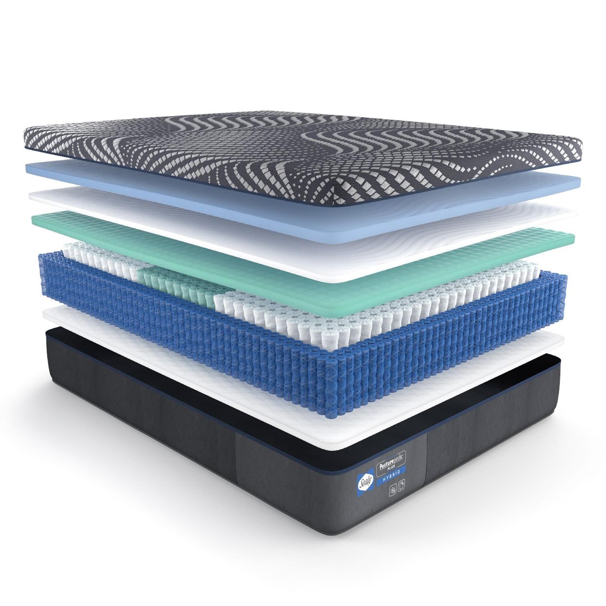 Sealy Posturepedic Plus High Point Hybrid Firm Queen Mattress, , large