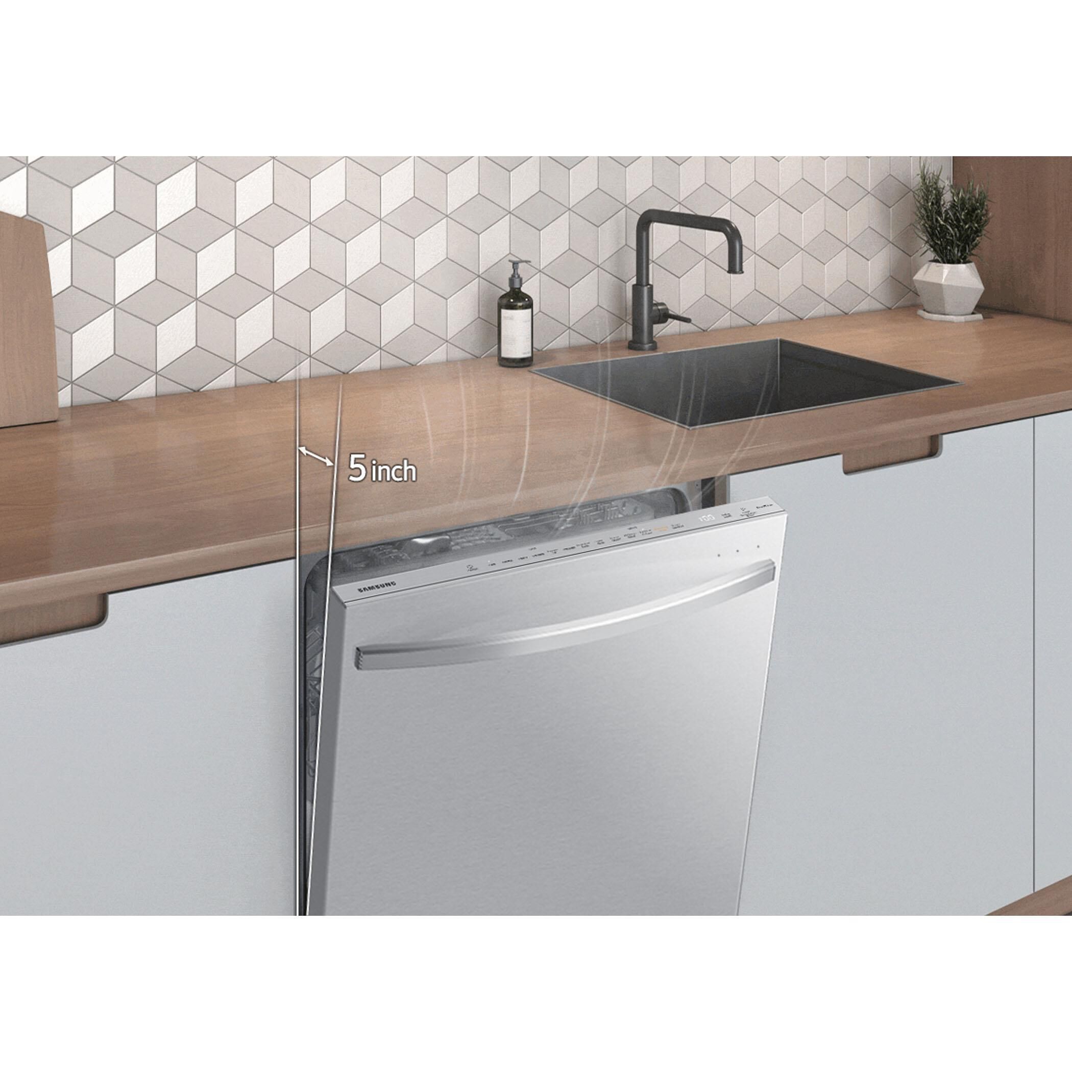 Samsung 24" Built-In Bar Handle Dishwasher with StormWash+ in Fingerprint Resistant Stainless Steel, , large