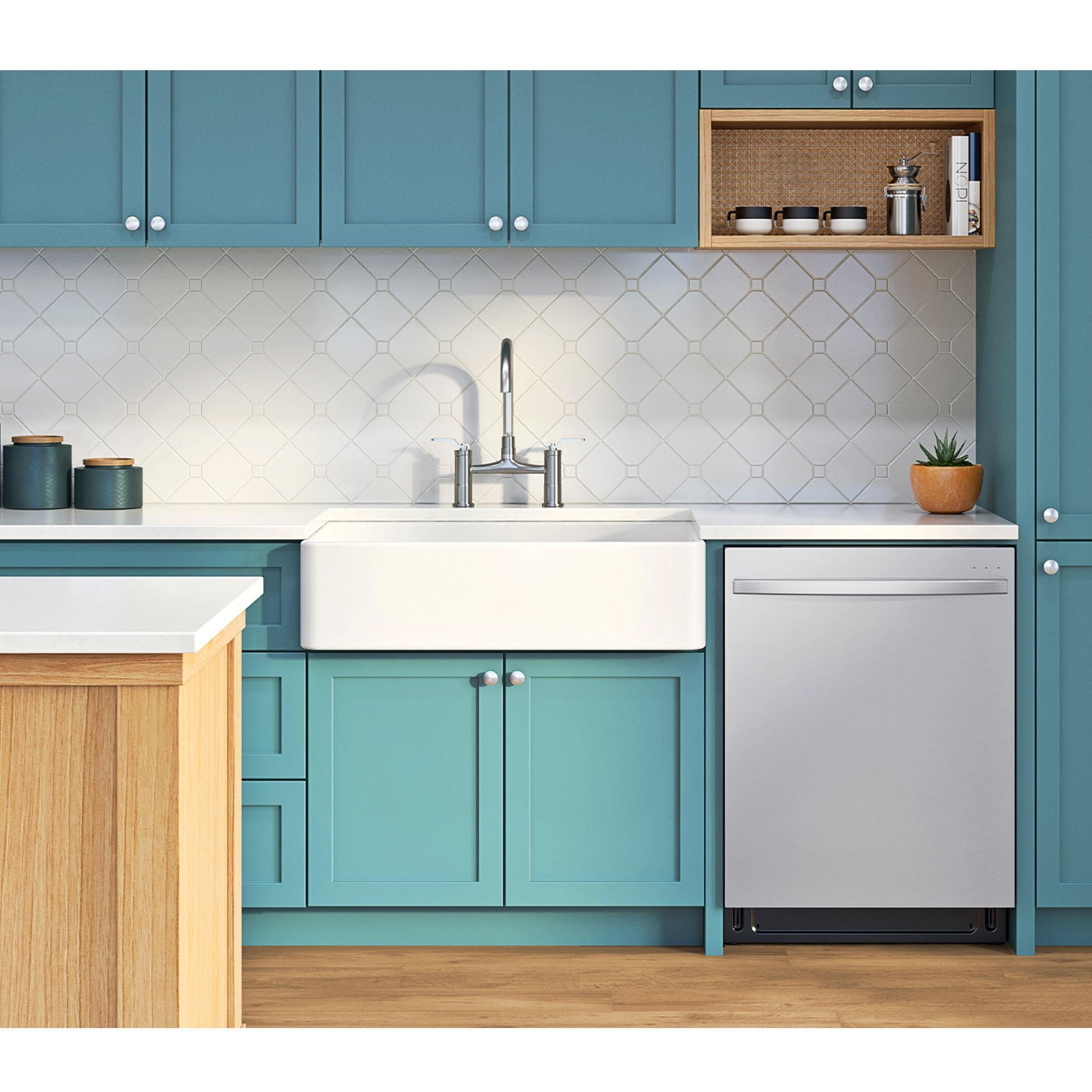 Samsung 24" Built-In Bar Handle Dishwasher with StormWash+ in Fingerprint Resistant Stainless Steel, , large