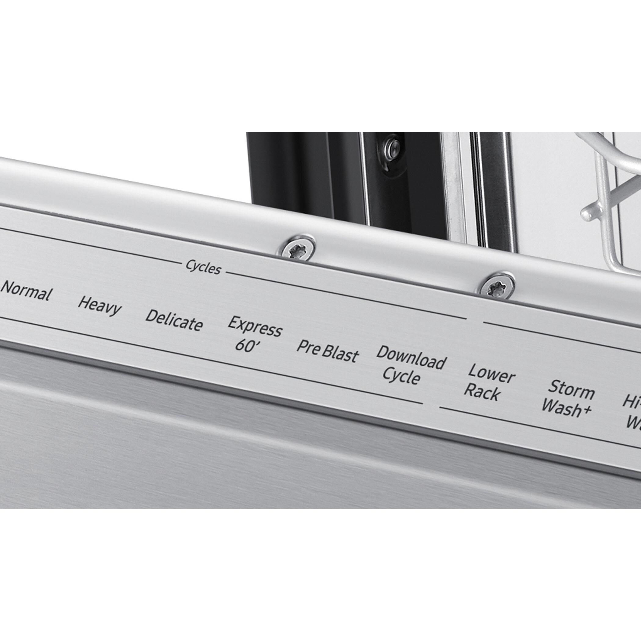Samsung 24" Built-In Bar Handle Dishwasher with StormWash+ in Fingerprint Resistant Stainless Steel, , large
