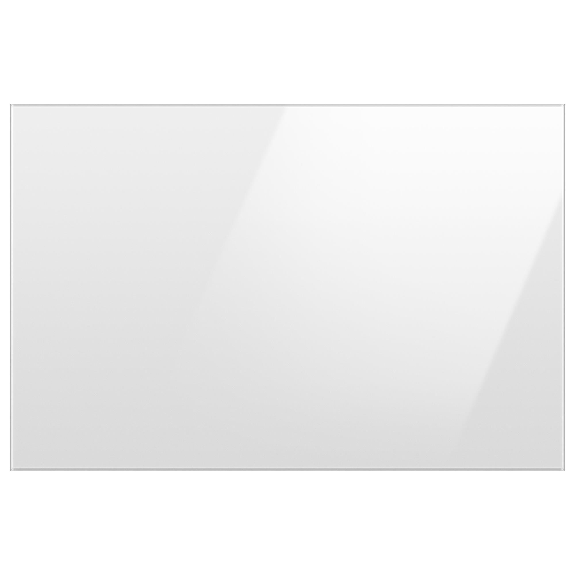 Samsung Bespoke 3-Door French Door Refrigerator Bottom Panel in White Glass, , large
