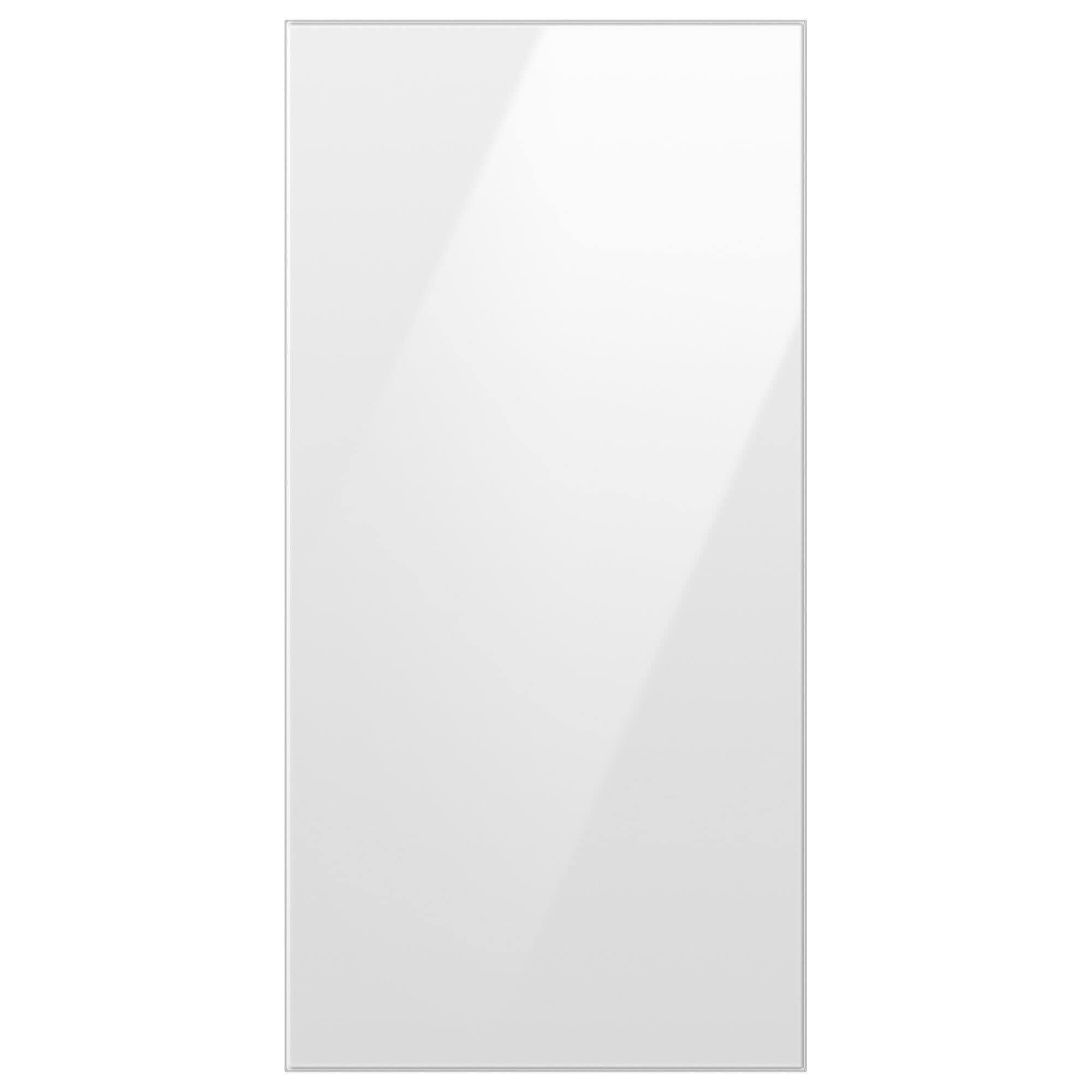 Samsung Bespoke Bespoke 4-Door French Door Refrigerator Top Panel in White Glass