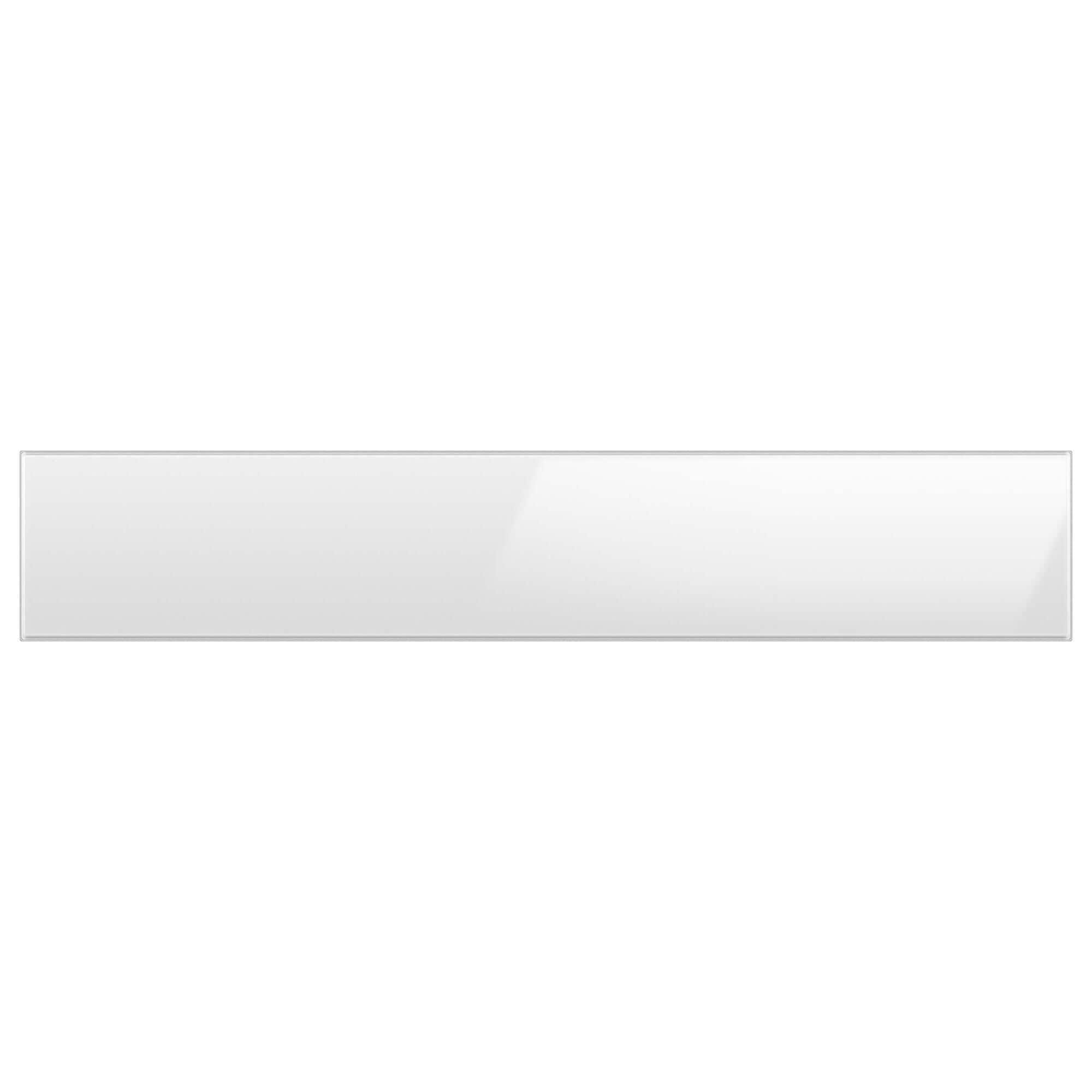 Samsung Bespoke Bespoke 4-Door French Door Refrigerator Middle Panel in White Glass
