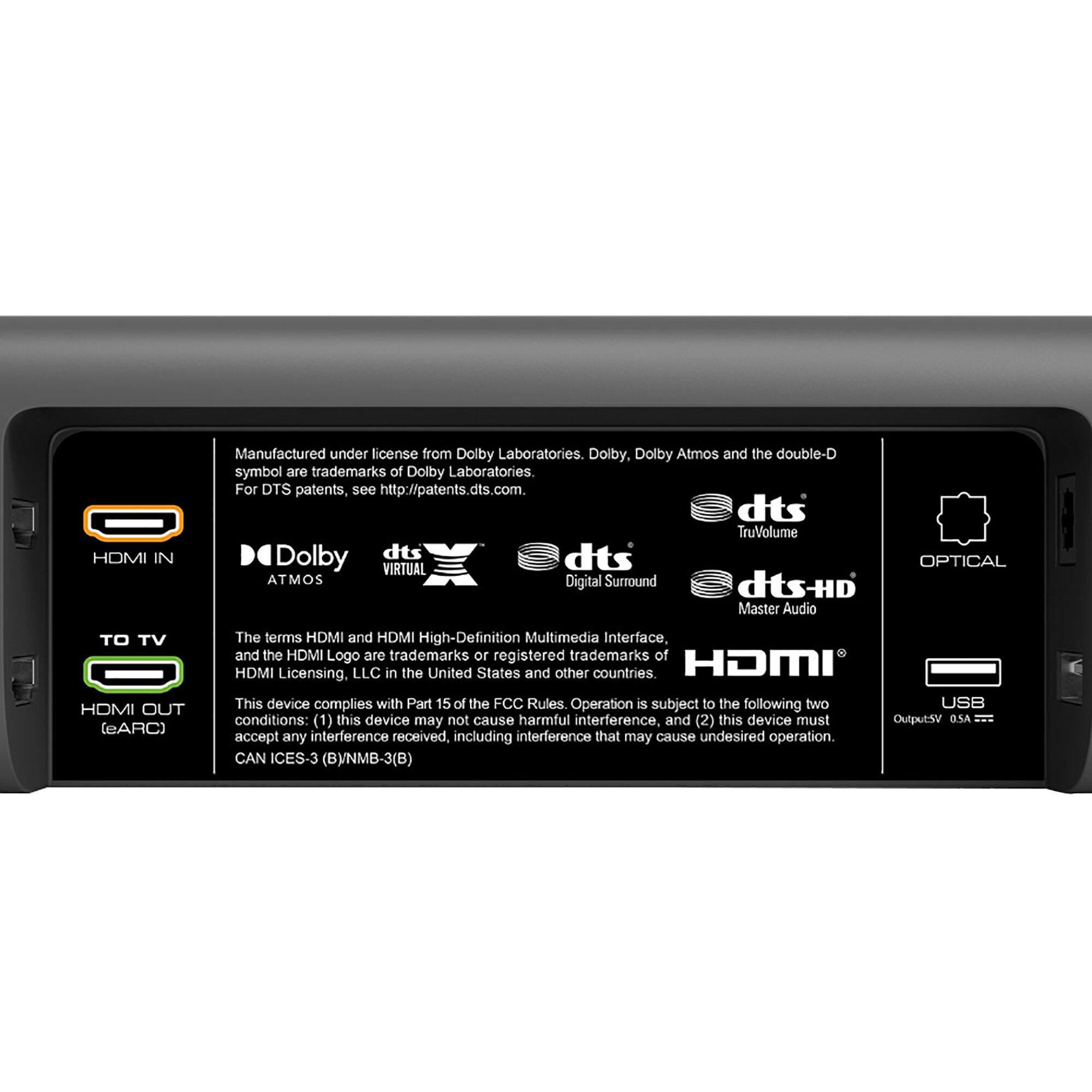 VIZIO 5.1 Home Theater Sound Bar with Dolby Atmos and DTS:X in Black, , large