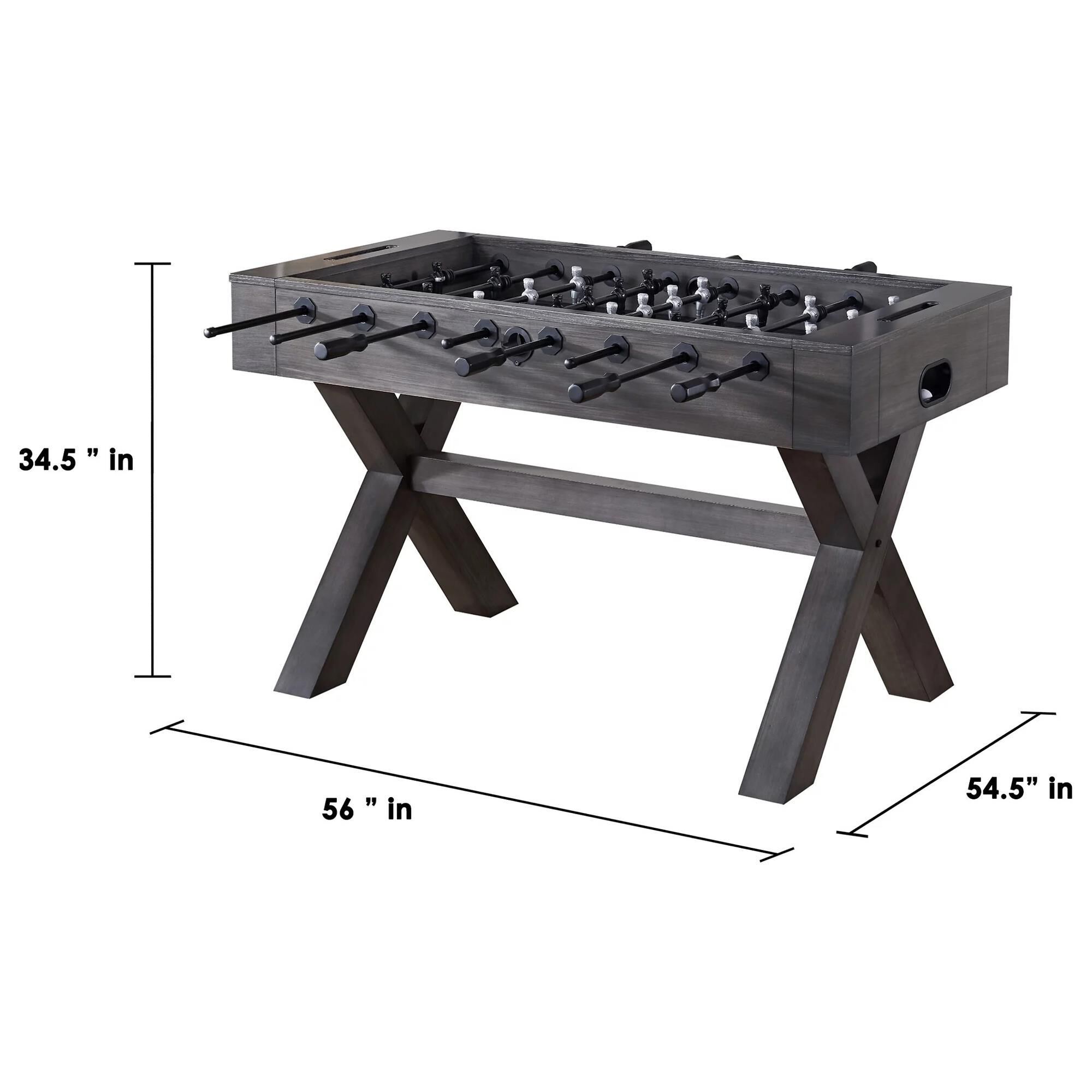 Imperial International Blake Foosball Table in Dark Gray, , large