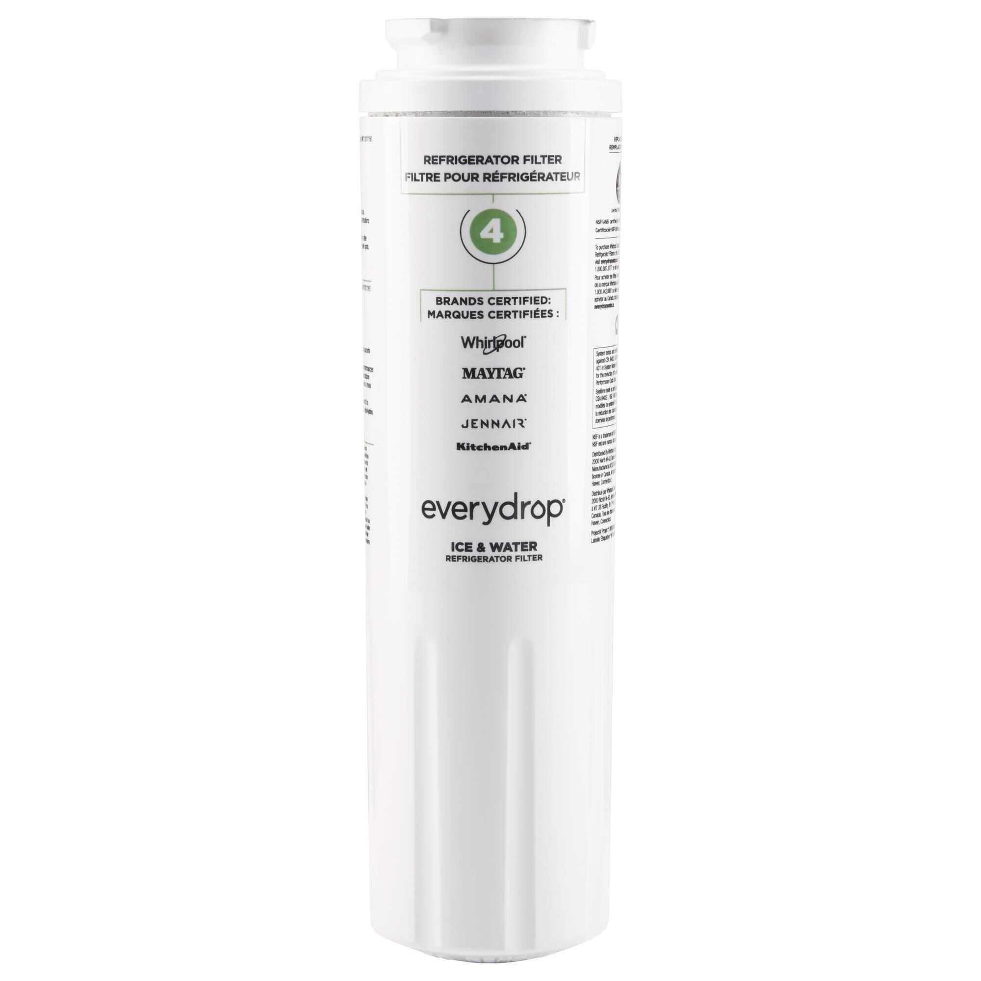 Whirlpool EveryDrop Water Filter 4 and Produce Preserver Refill for Refrigerator, , large