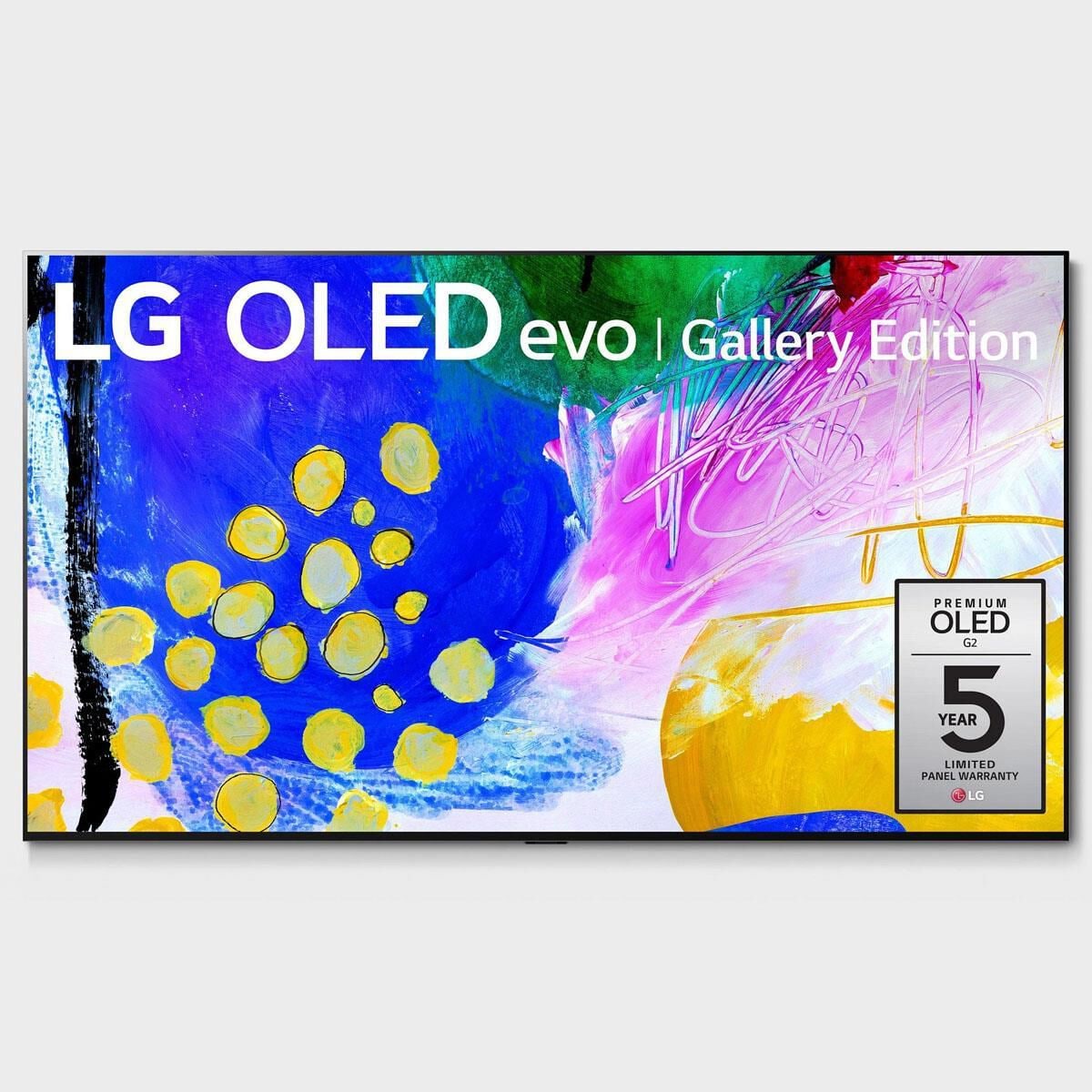 LG 83" Class G2 4K OLED evo UHD with HDR - Smart TV - Gallery Edition (TV Stand Sold Separately), , large
